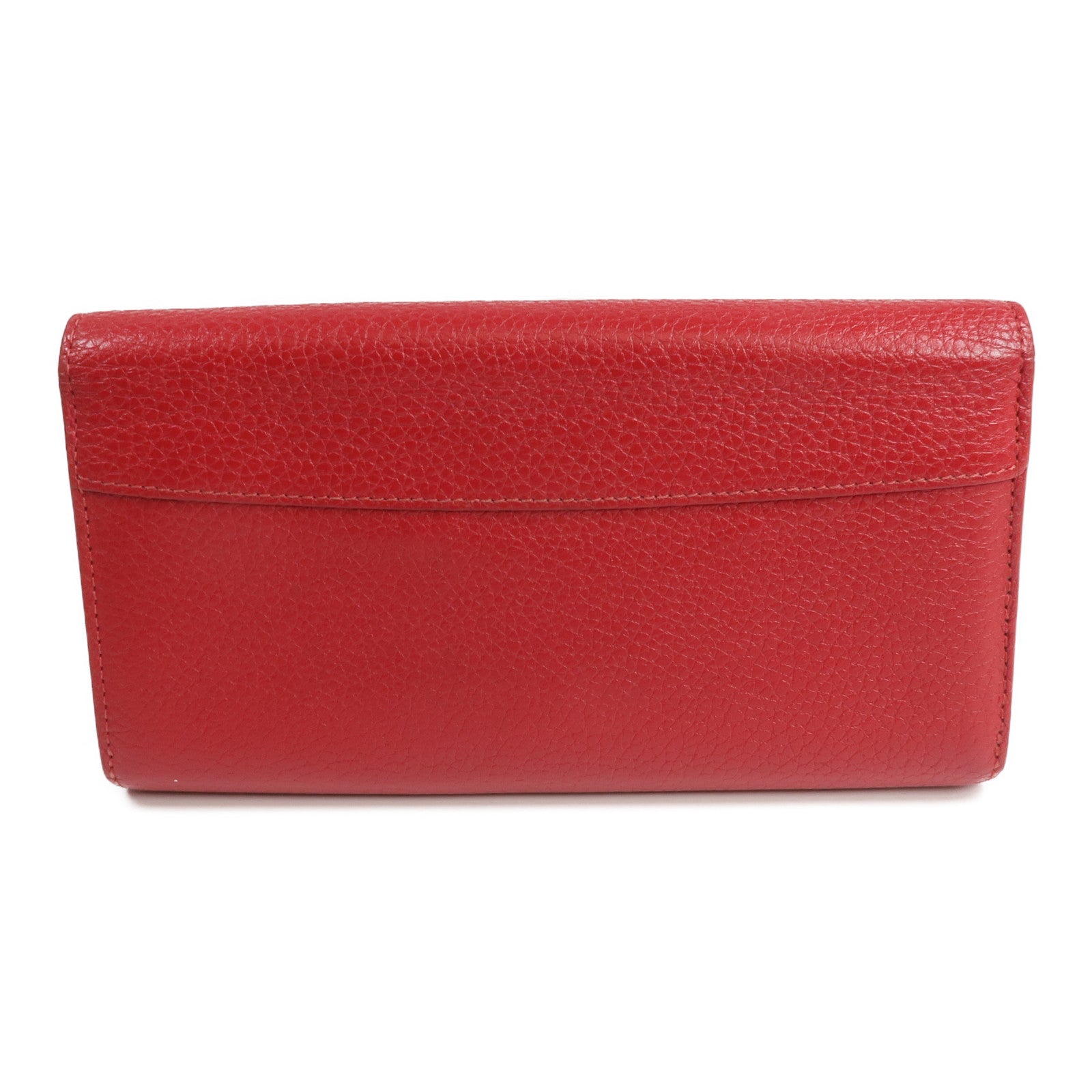 LOUIS VUITTON 牛皮皮革Portefeuille Capucines金扣長錢包