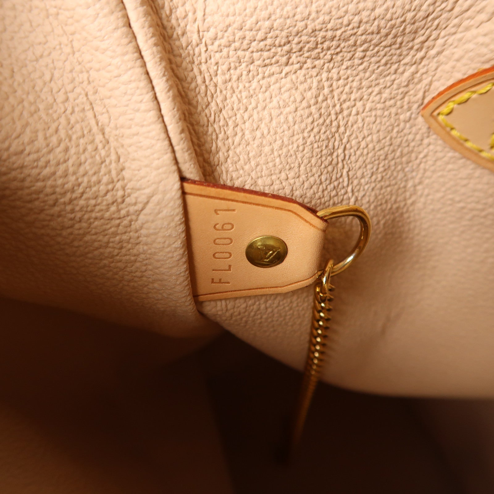 LOUIS VUITTON Monogram Bucket GM金扣手挽袋棕色