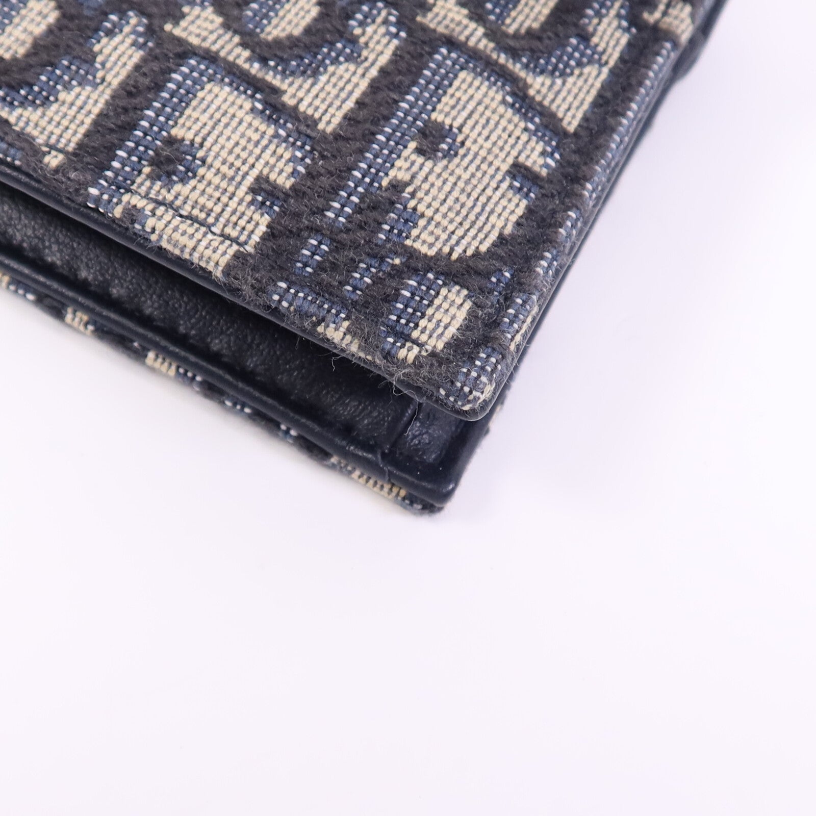 Dior 帆布Saddle金扣卡片套