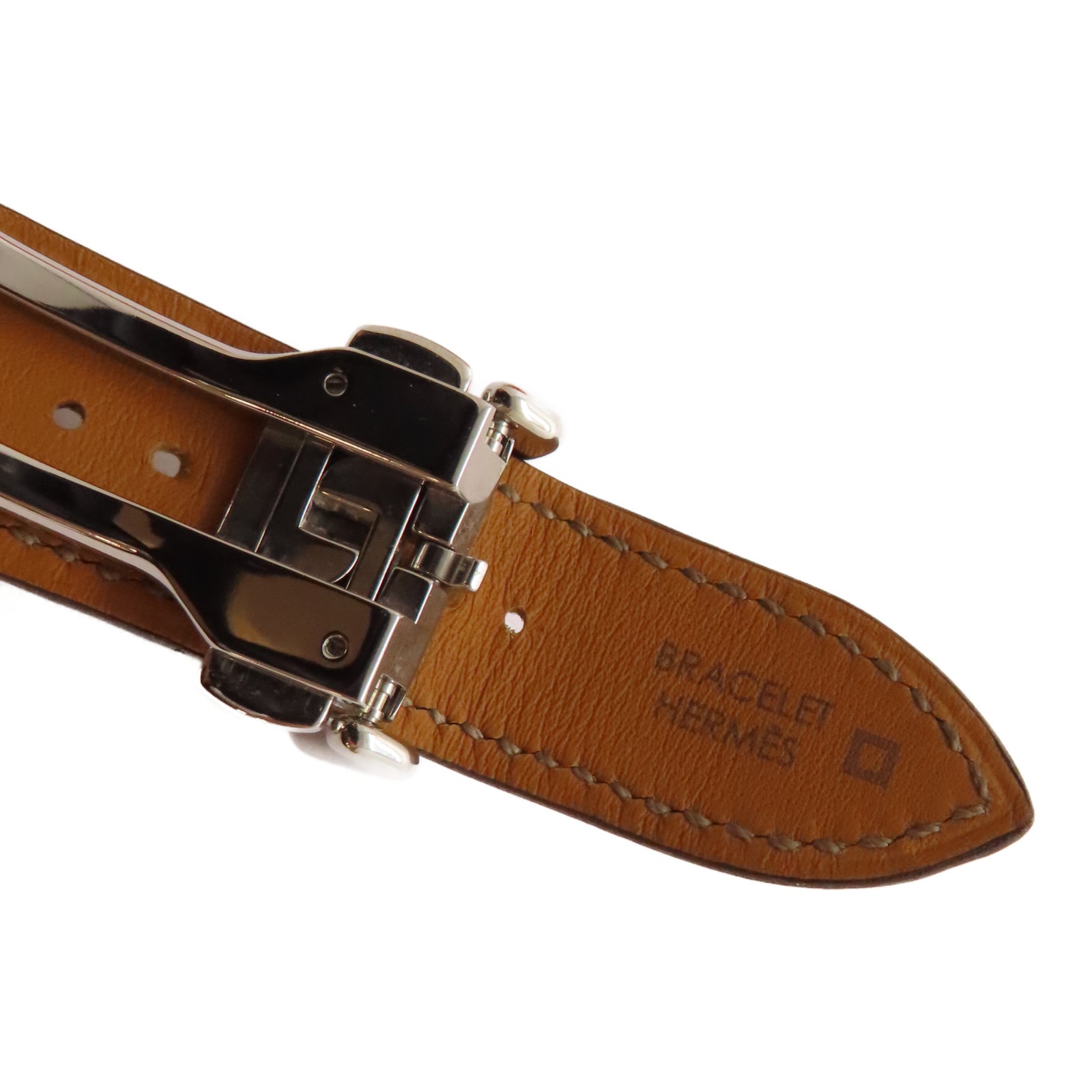 HERMES Arceau Squelette 40mm不鏽鋼/皮革帶手錶自動機芯藍色
