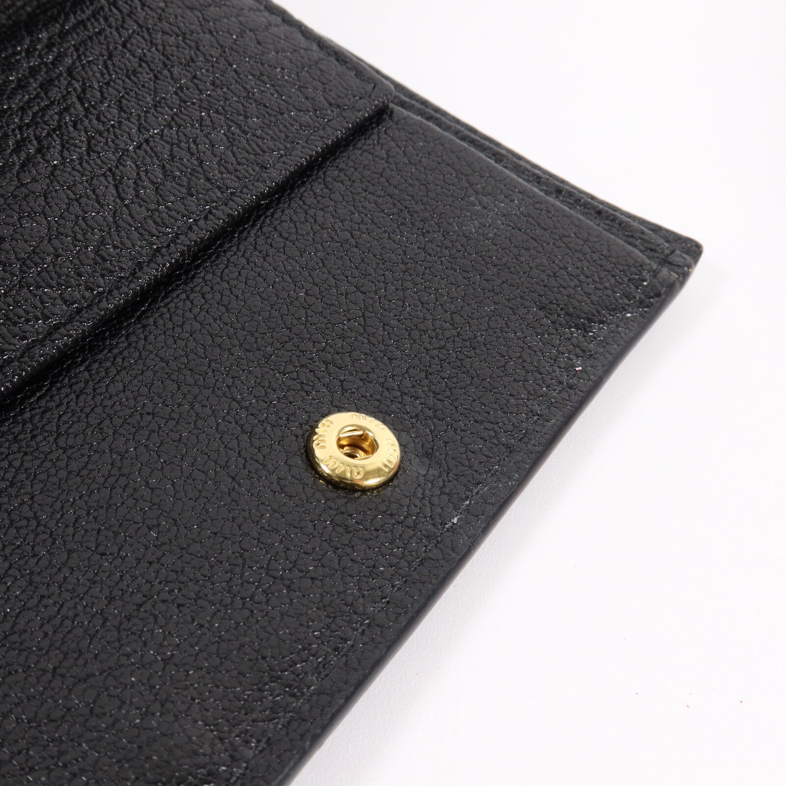 Miu Miu 牛皮皮革Madras Wallet錢包