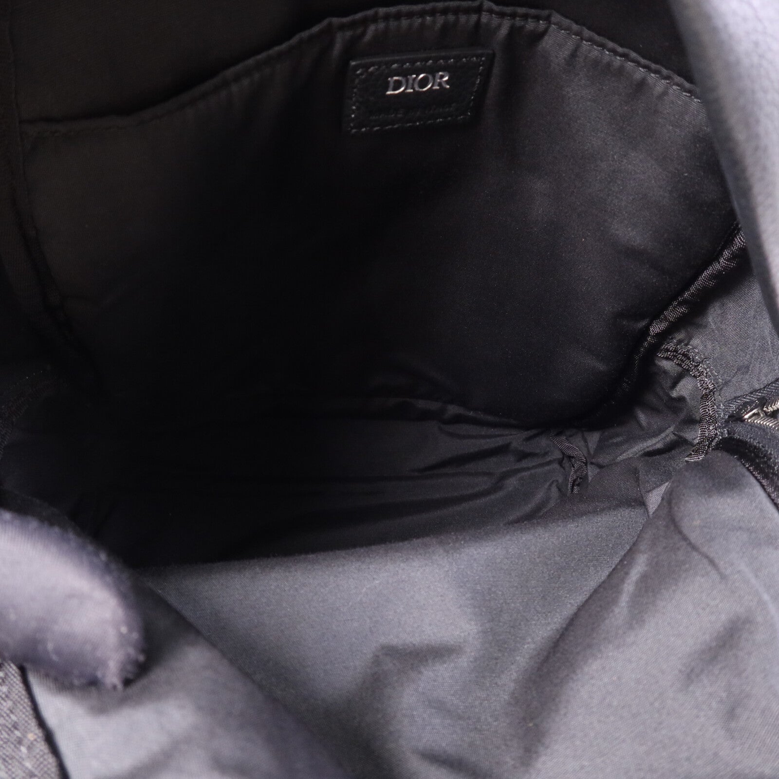 Dior 帆布Oblique Backpack銀扣背包