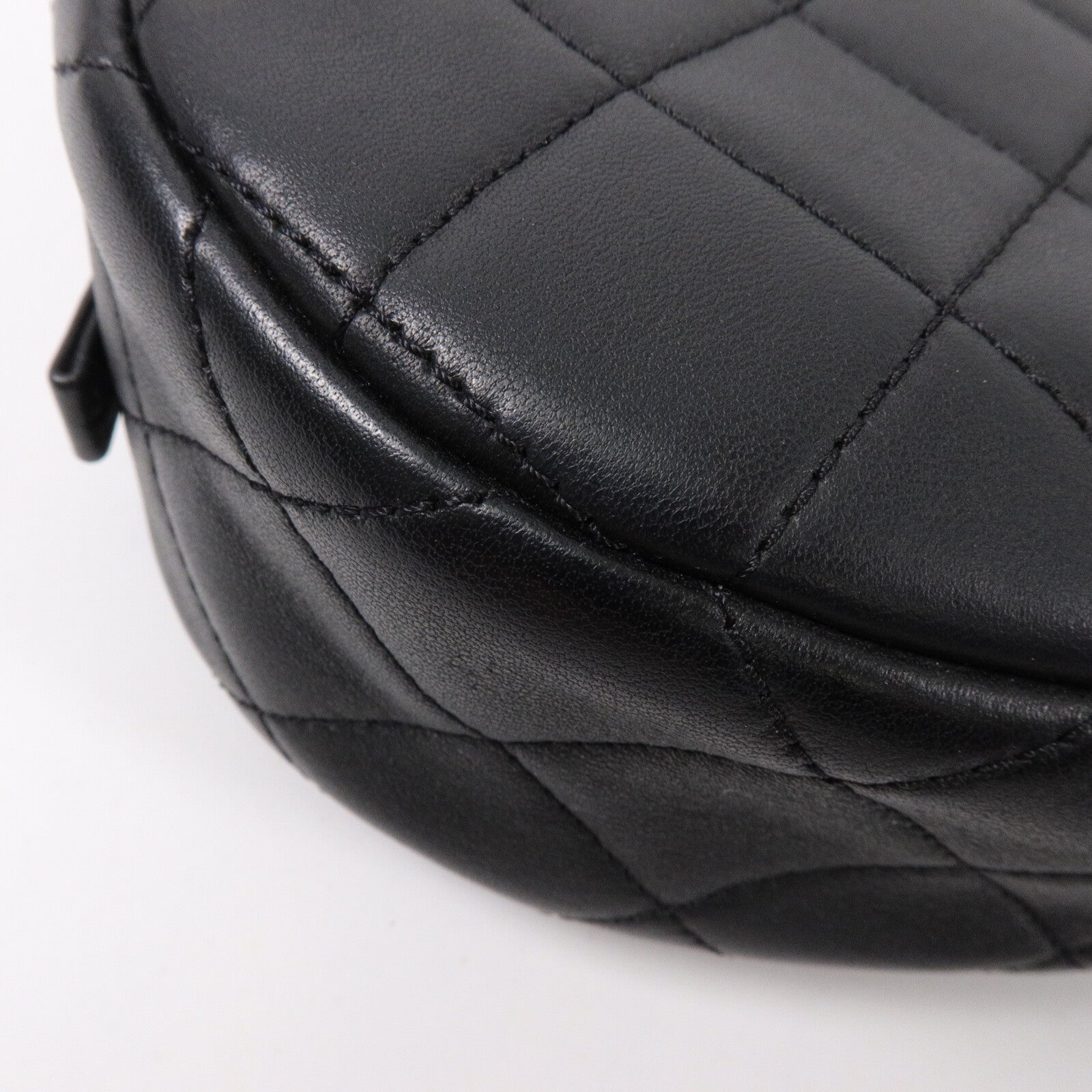 CHANEL 牛皮皮革Chain Handle Studded CC鏈帶手挽肩背兩用袋