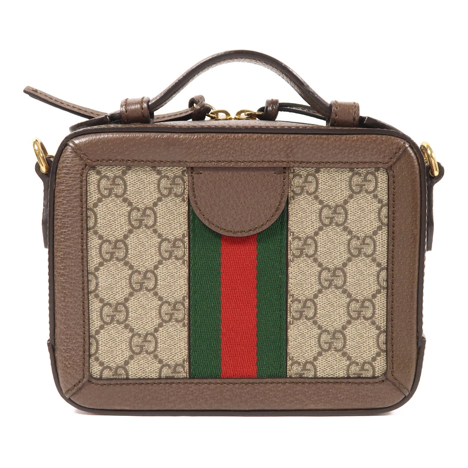 GUCCI 塗層帆布Ophidia GG Mini金扣手挽肩背兩用袋