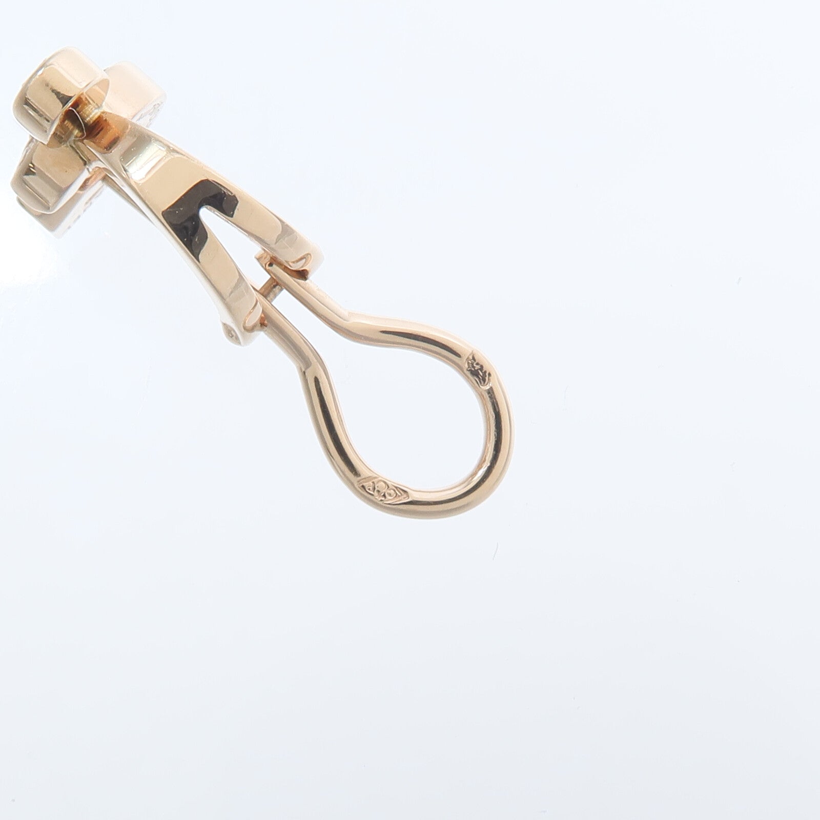 CHANEL 18K玫瑰金Eternal No.5 Single Earring鑽石耳環