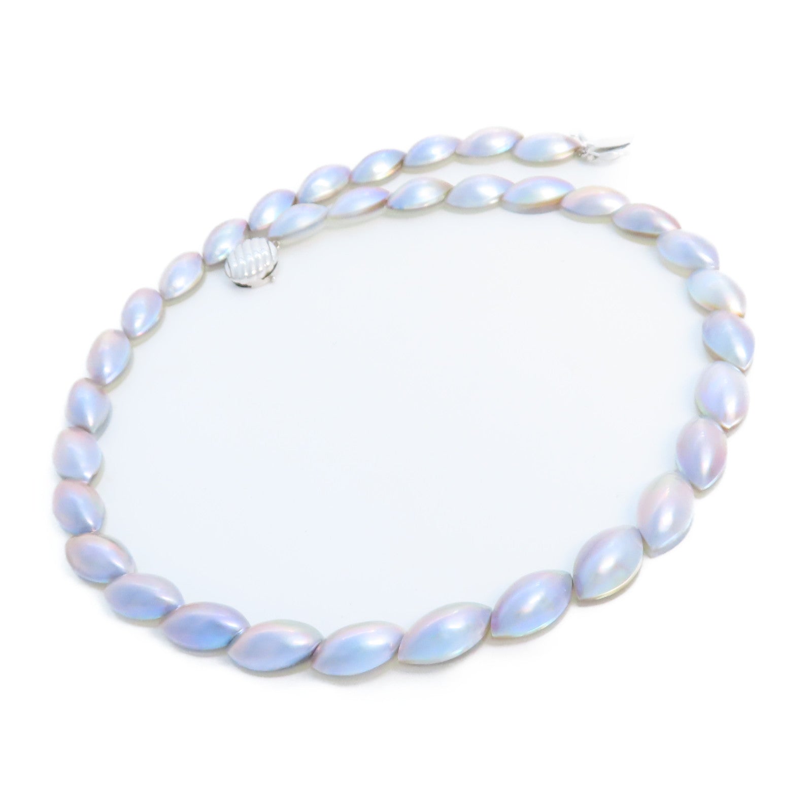 TASAKI 18K白金/馬貝珍珠Mabe Pearl Necklace and Earrings 2piece set項鏈/耳環套裝