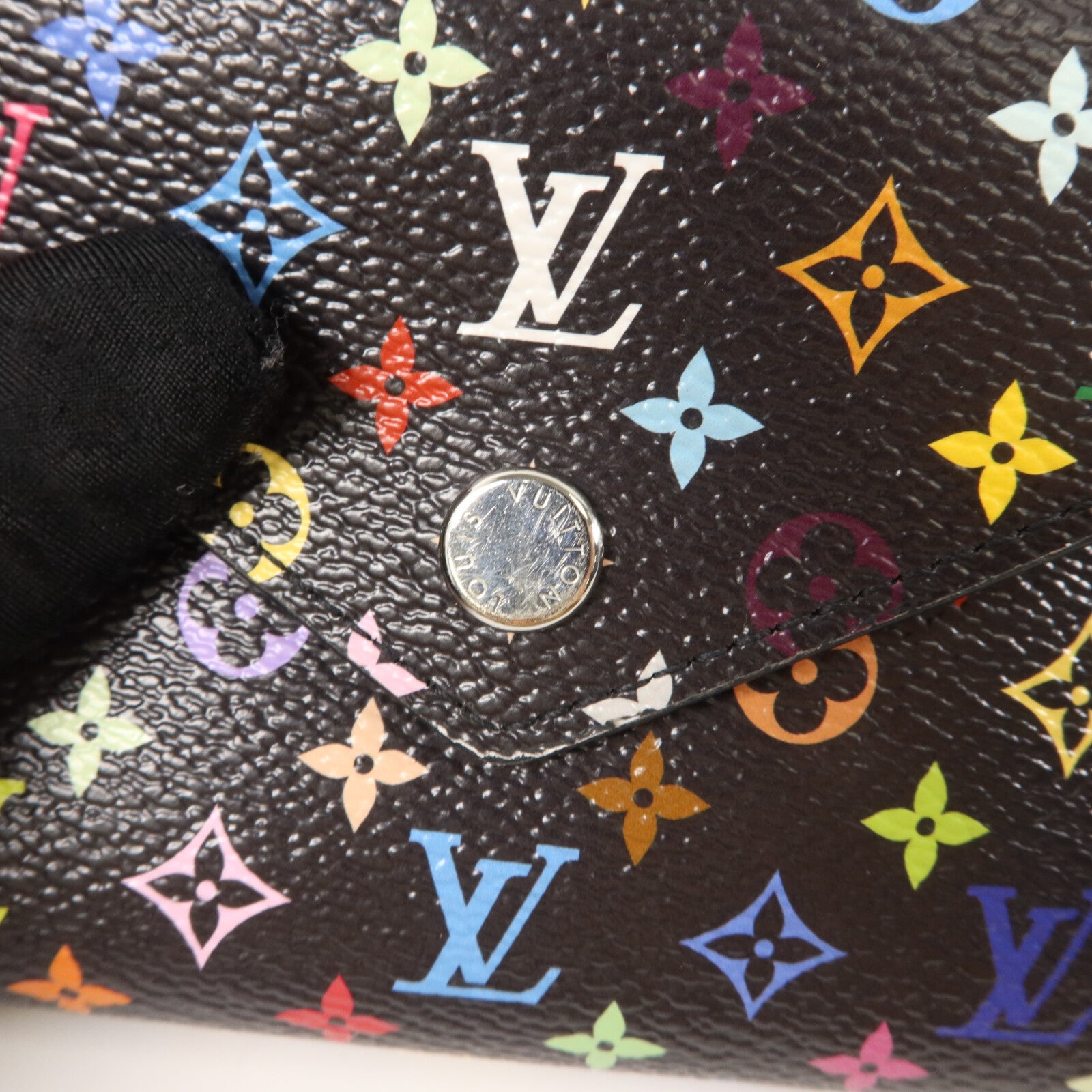 LOUIS VUITTON Monogram Multicolore LV X TM Victorine Wallet錢包