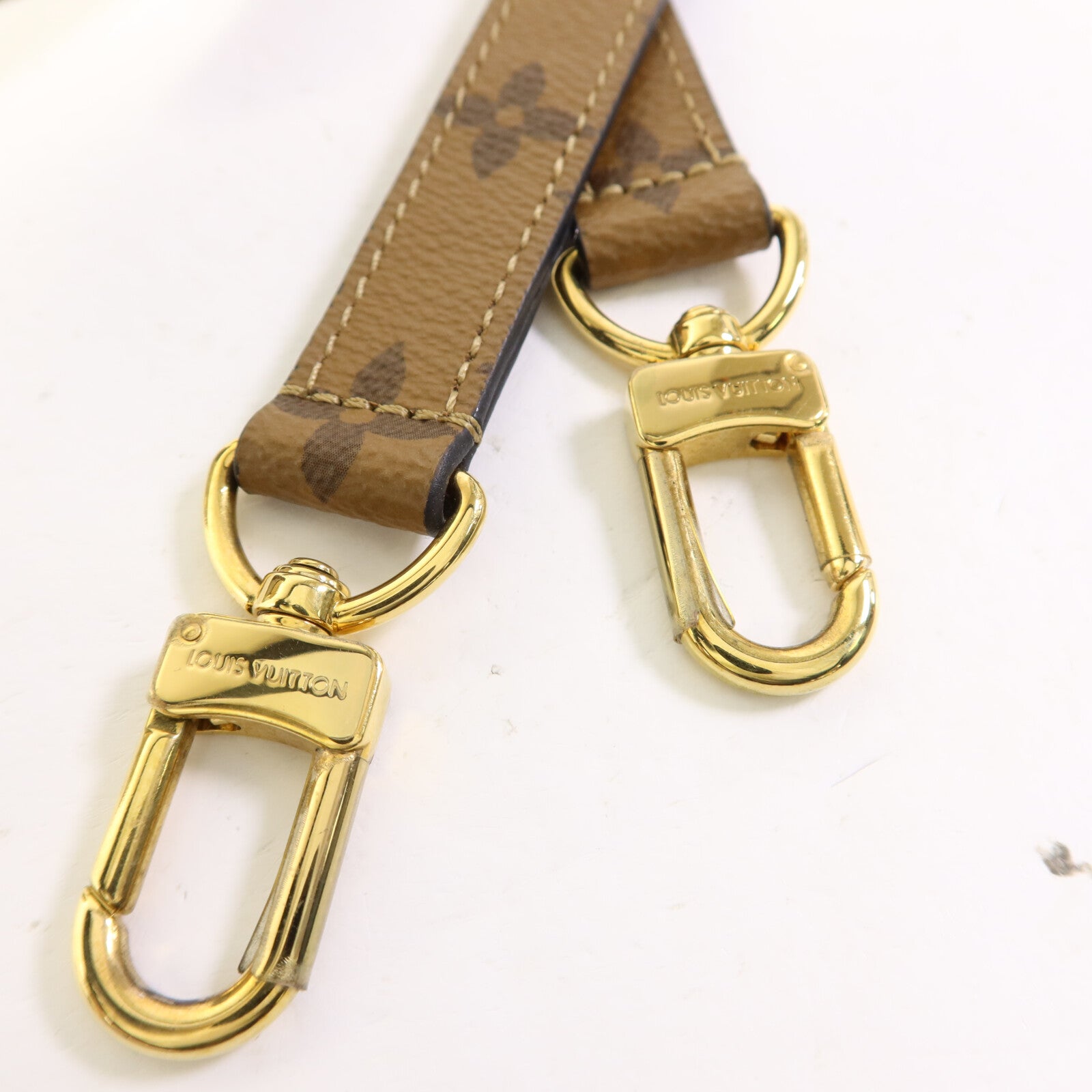 LOUIS VUITTON Monogram Reverse Pochette Metis金扣手挽肩背兩用袋