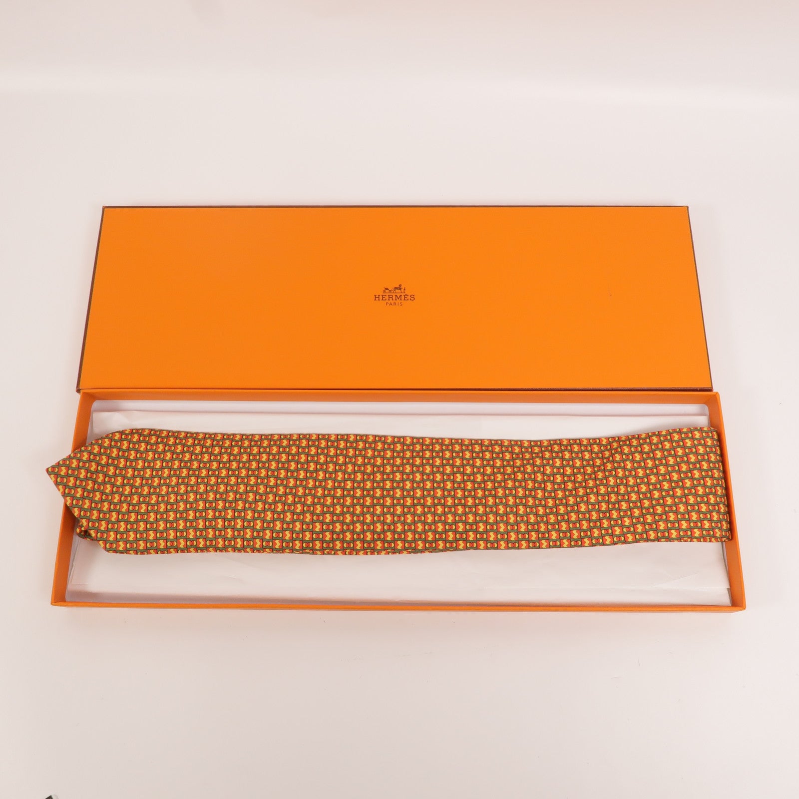 HERMES 絲質Necktie領帶