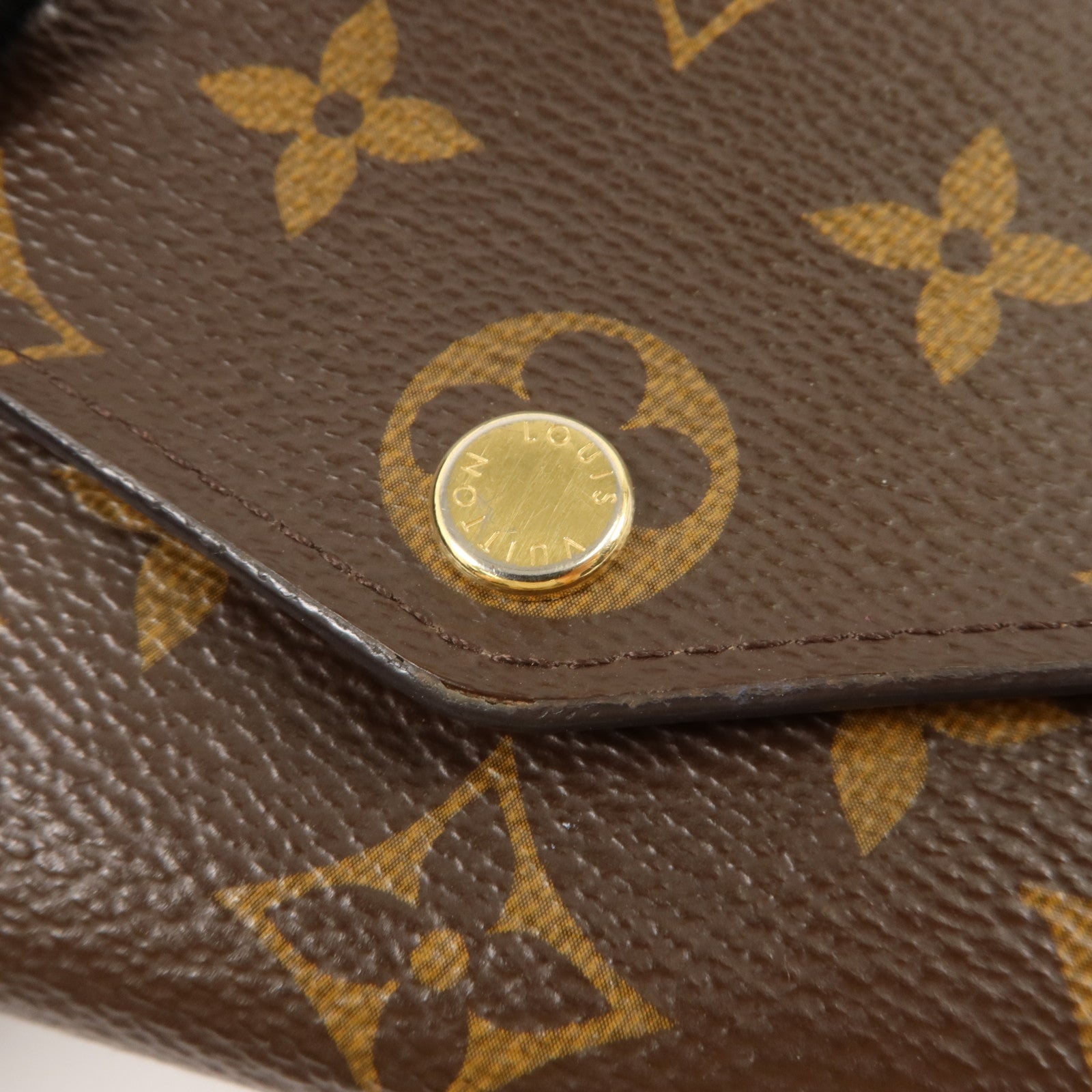 LOUIS VUITTON Monogram Portefeuille Sarah金扣長錢包