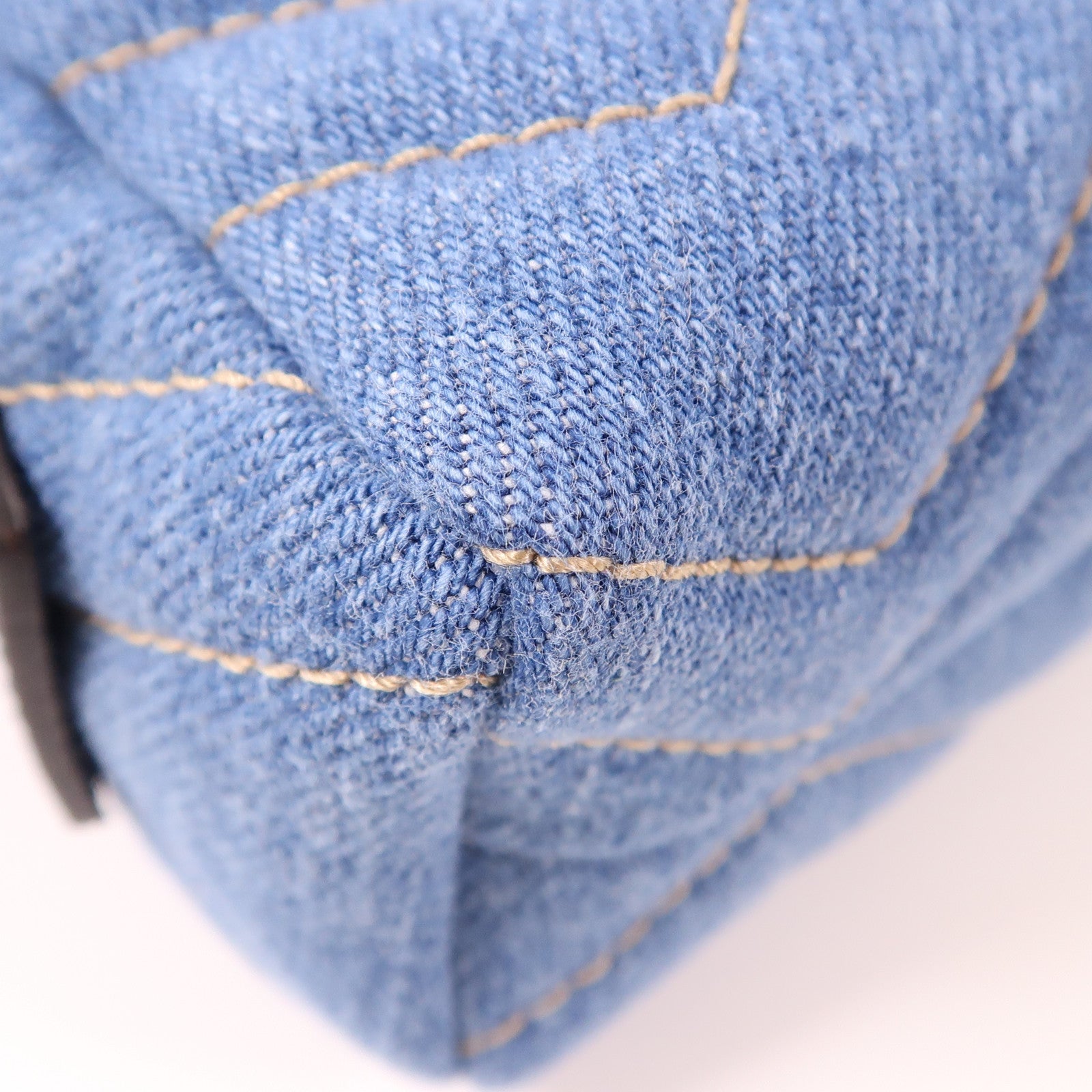 GUCCI GG GHW Pouch 476165 Denim Blue