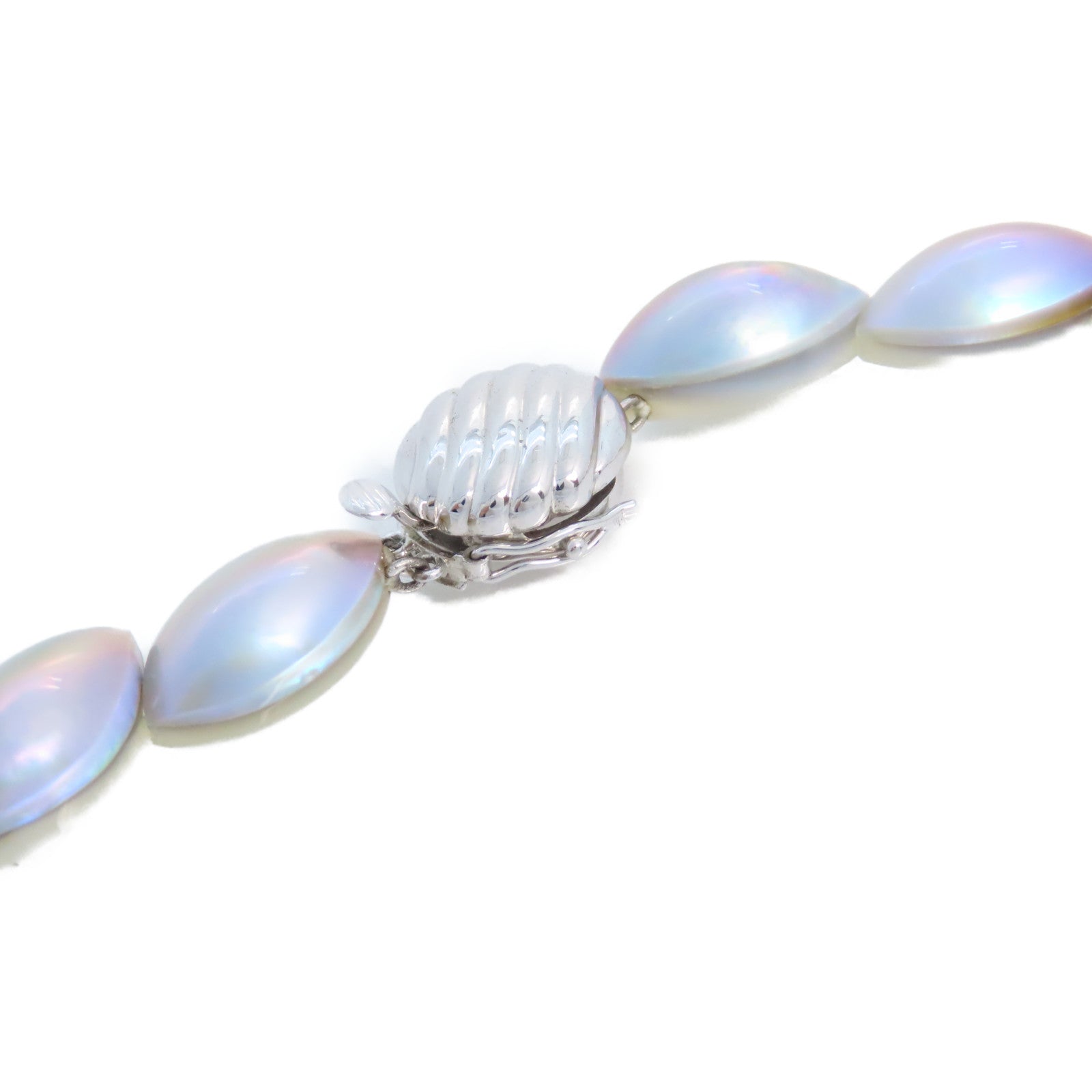TASAKI 18K白金/馬貝珍珠Mabe Pearl Necklace and Earrings 2piece set項鏈/耳環套裝