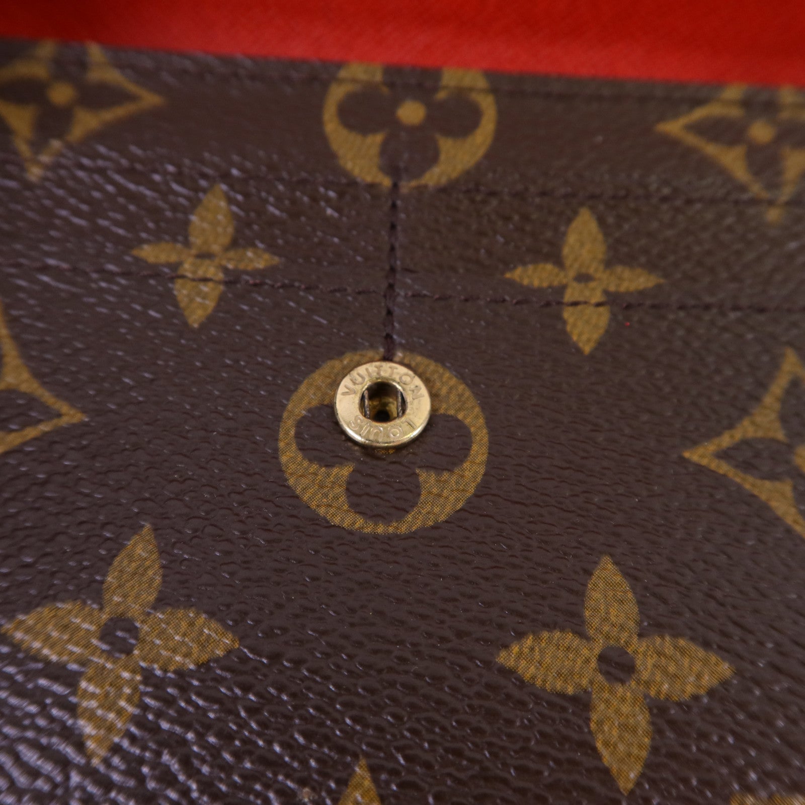 LOUIS VUITTON Monogram Groom Portrfeuille Sarah金扣長錢包