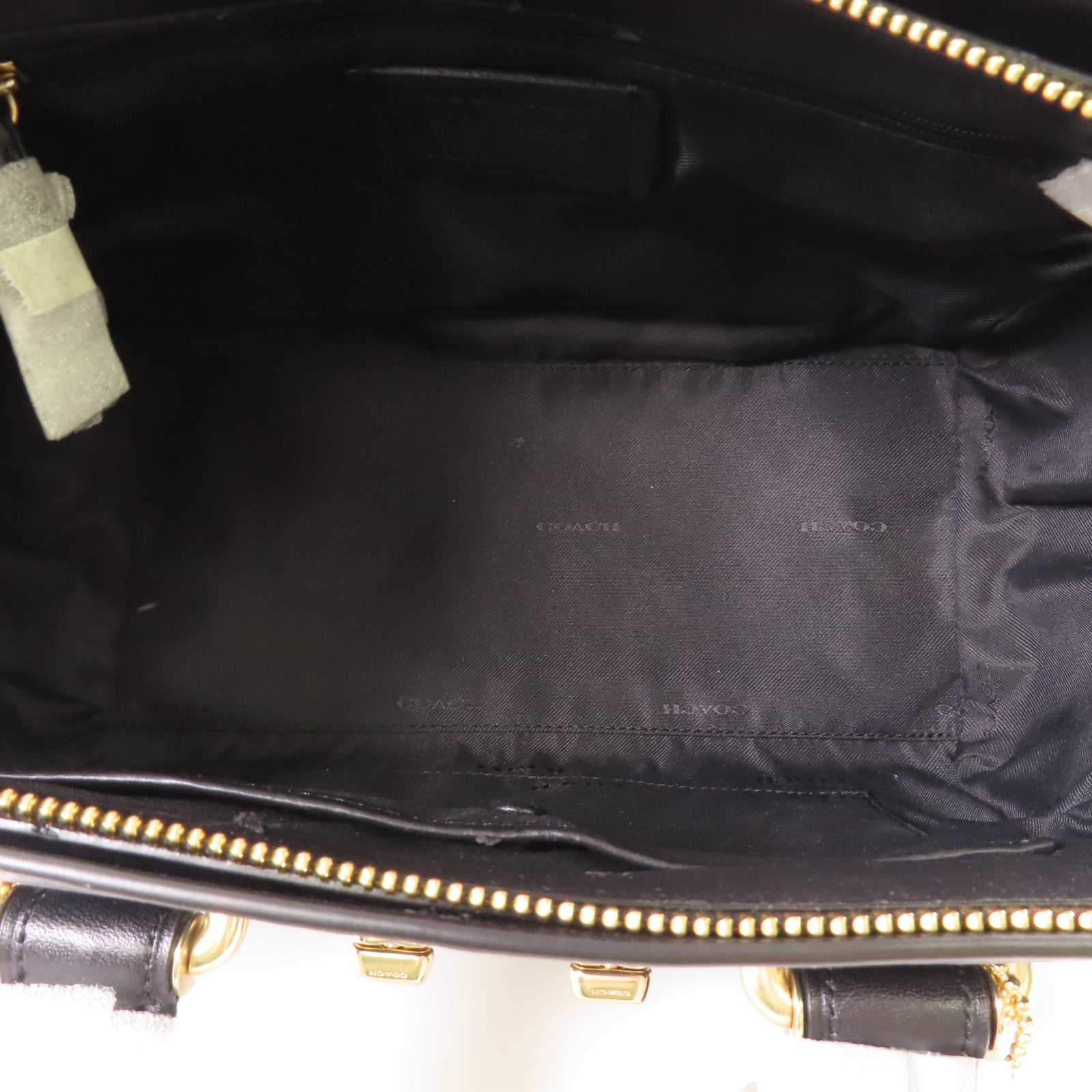 COACH 牛皮皮革2Way Shoulder Bag金扣手挽肩背兩用袋