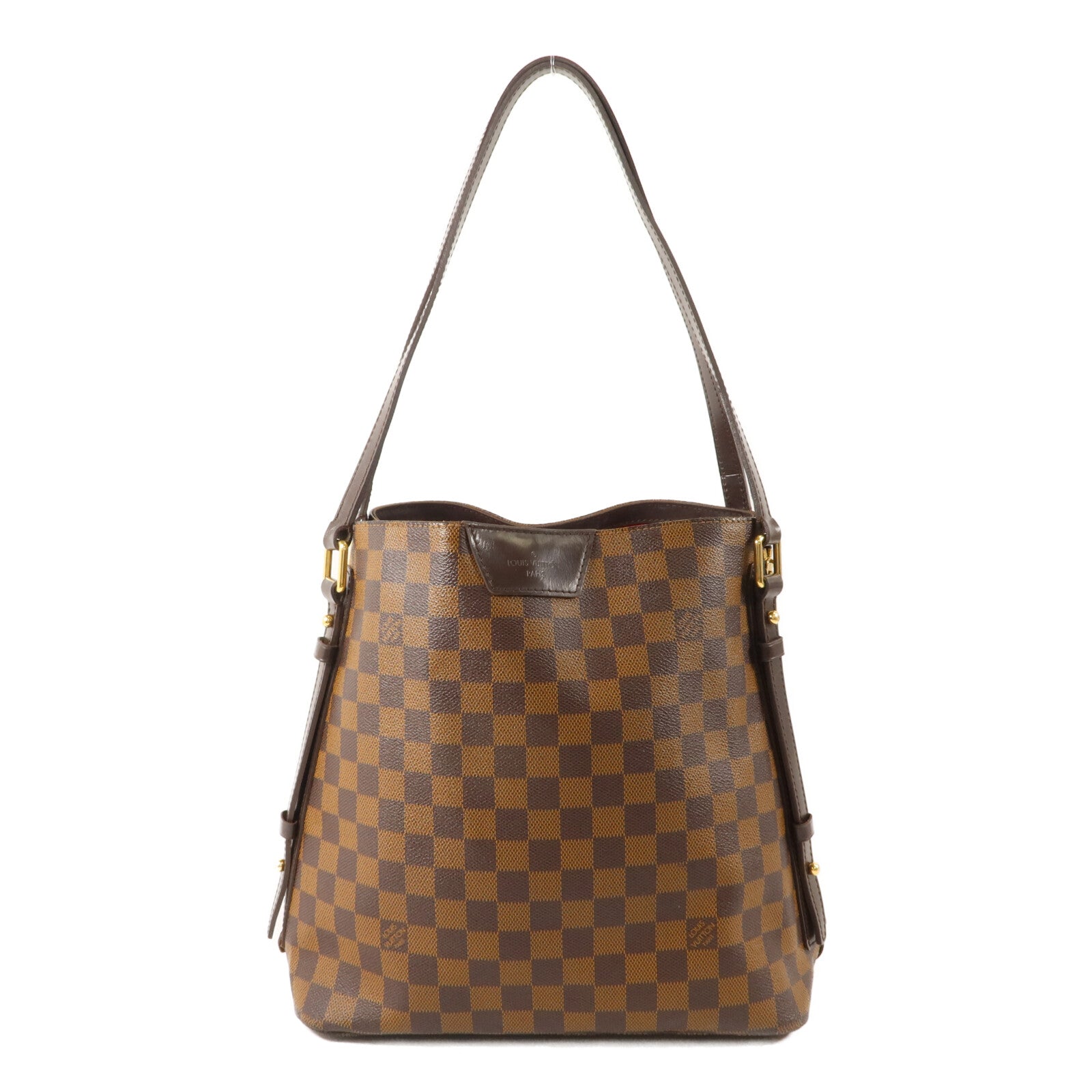 LOUIS VUITTON Damier Cabas Rivington金扣肩背袋