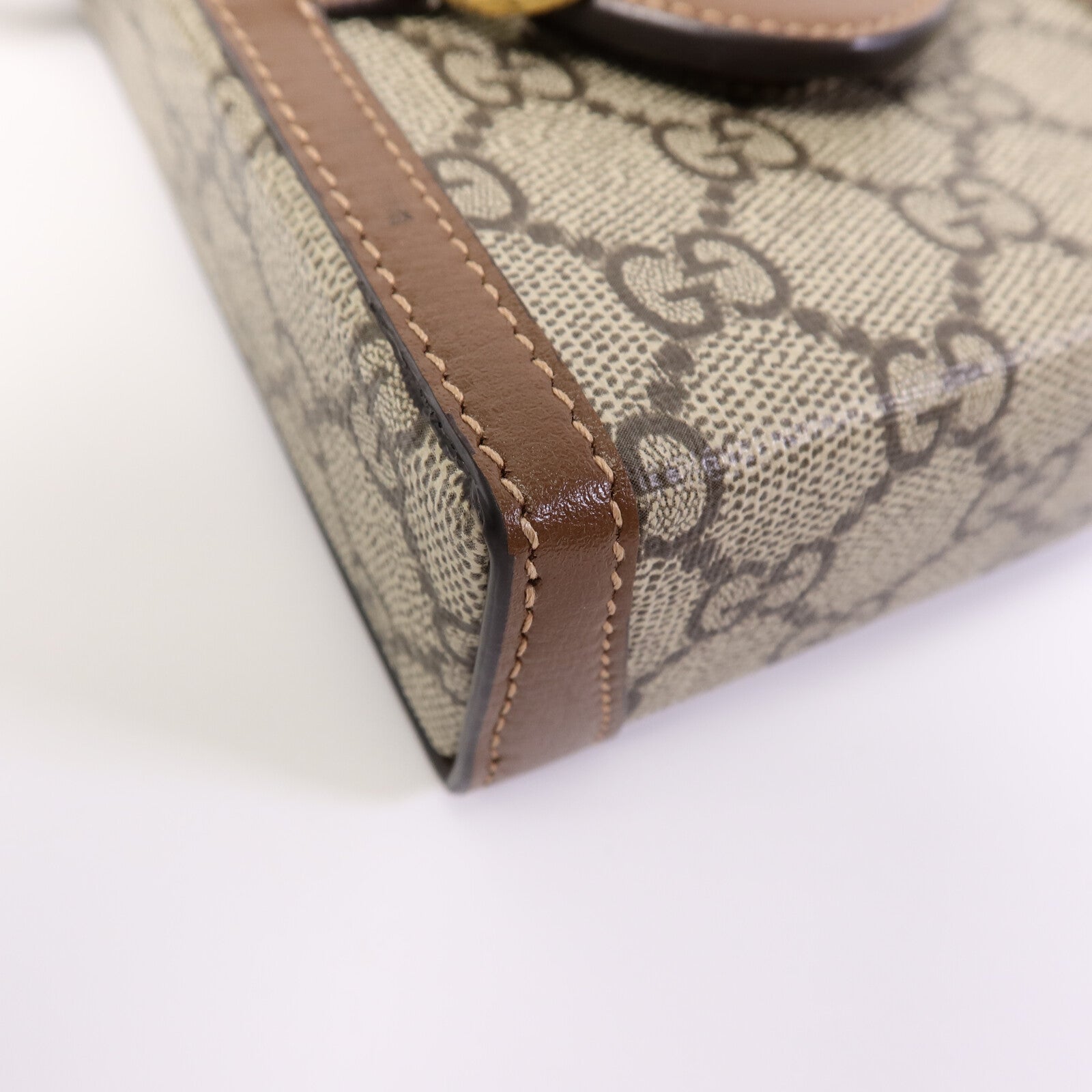 GUCCI 塗層帆布Horsebit 1955肩背袋