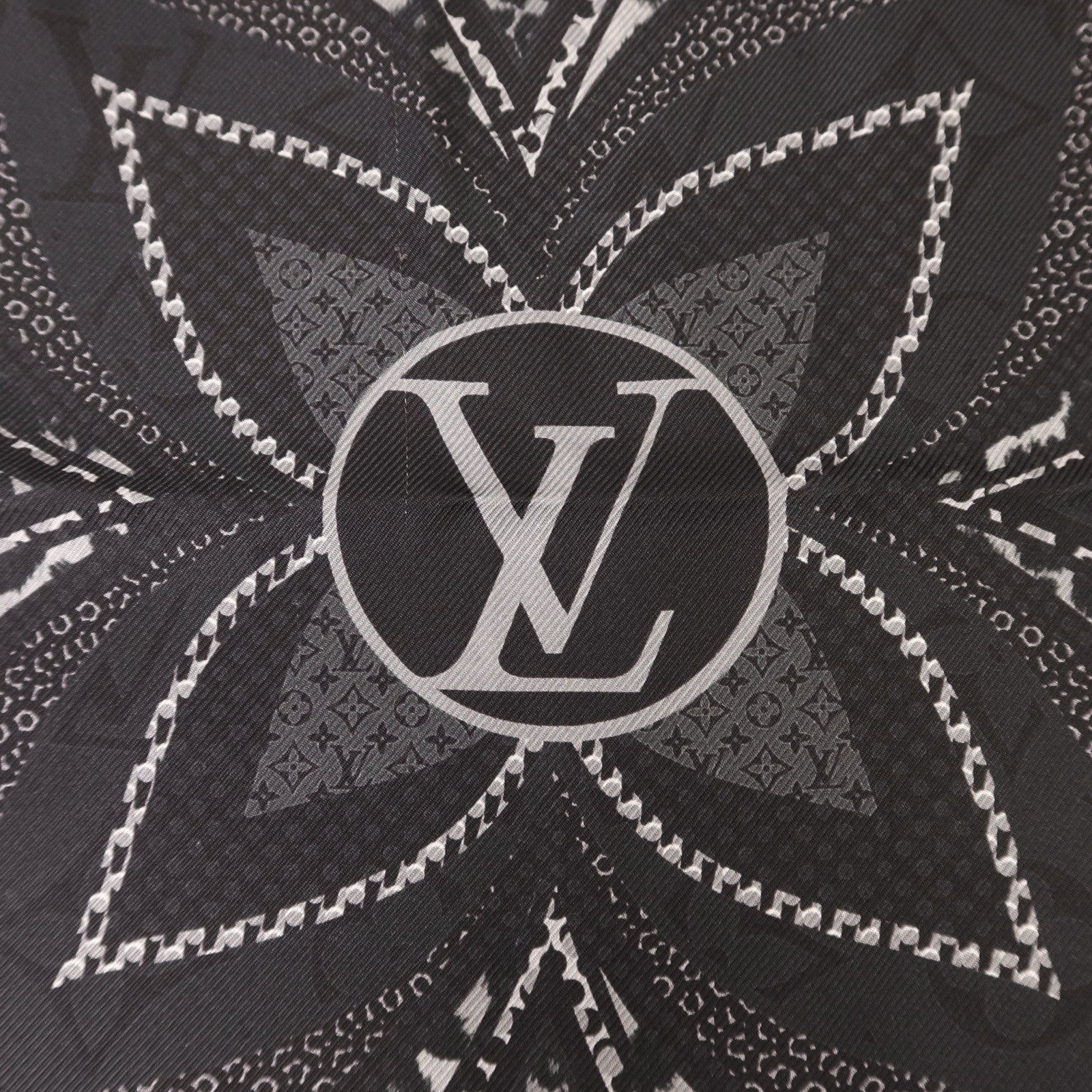LOUIS VUITTON 絲質Scarf 120x120絲巾