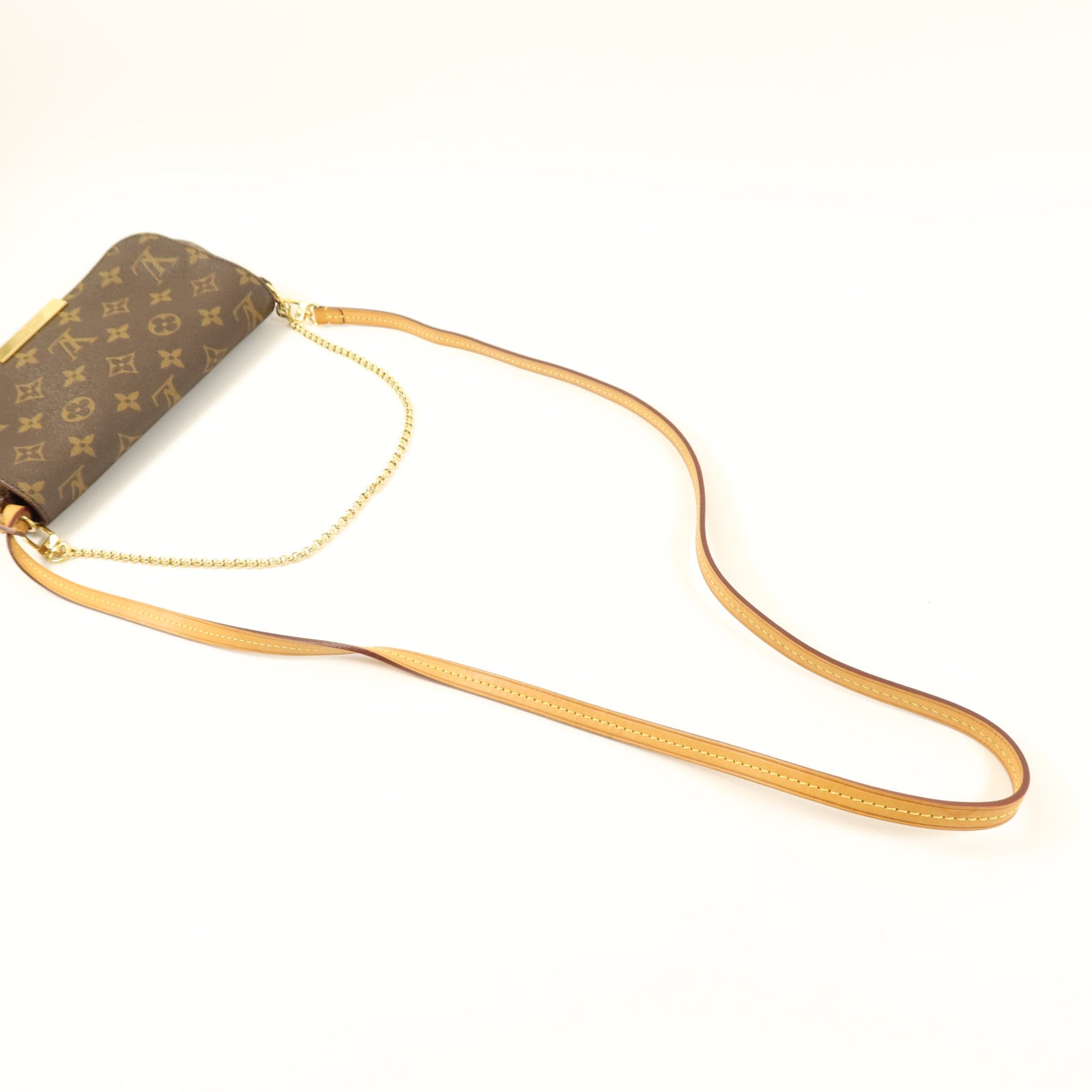 LOUIS VUITTON Monogram Favorite MM金扣手挽肩背兩用袋