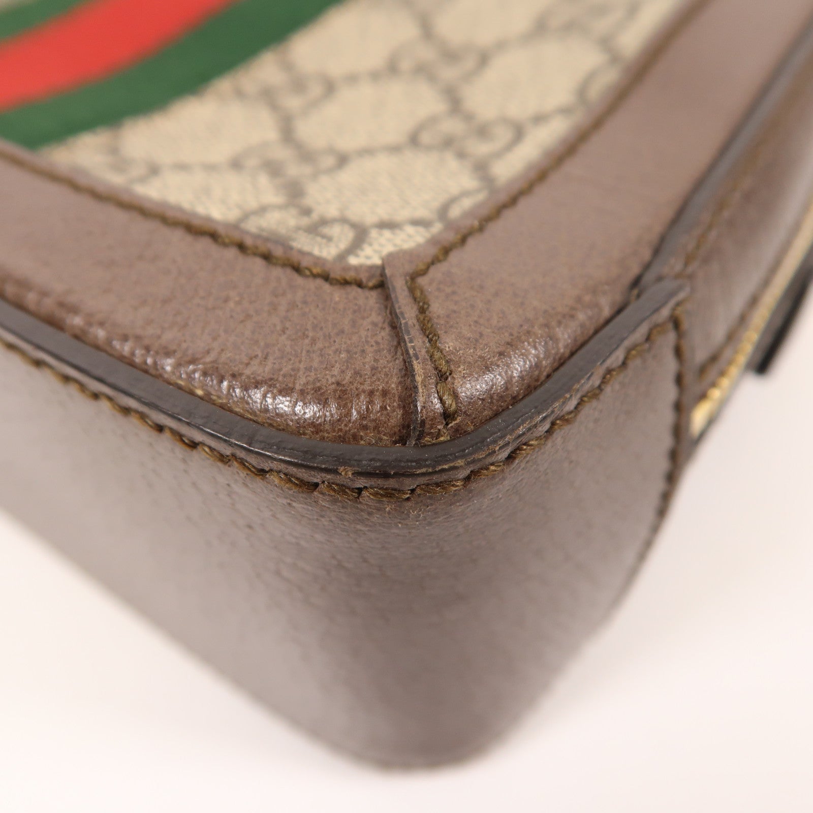 GUCCI 塗層帆布Ophidia GG Mini金扣手挽肩背兩用袋