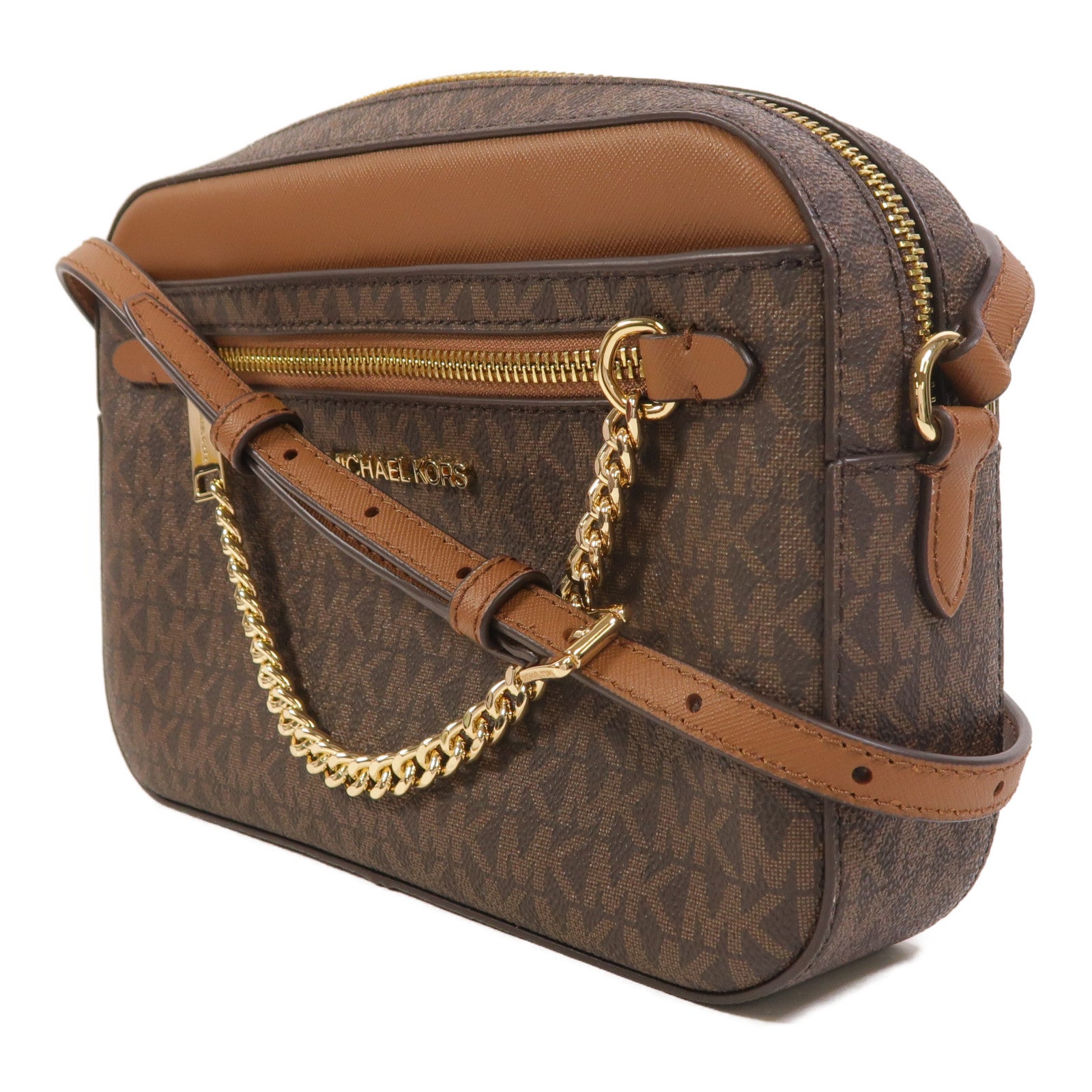 Michael Kors 塗層帆布Shoulder Bag金扣肩背袋