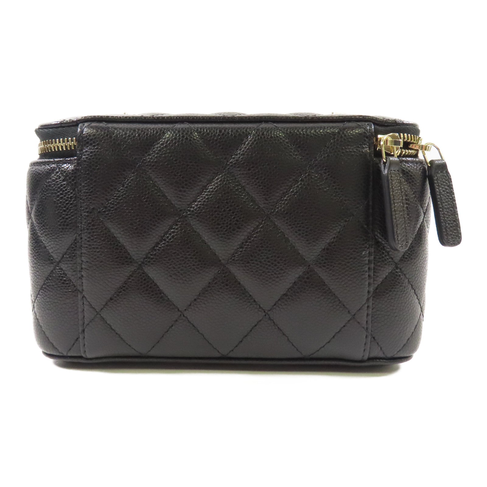 CHANEL 【激減優惠】牛皮皮革Small Vanity Case金扣鏈帶肩背袋
