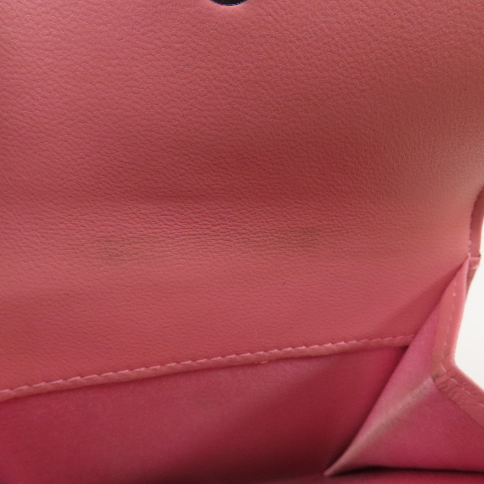 CHANEL 羊皮皮革Wallet銀扣錢包
