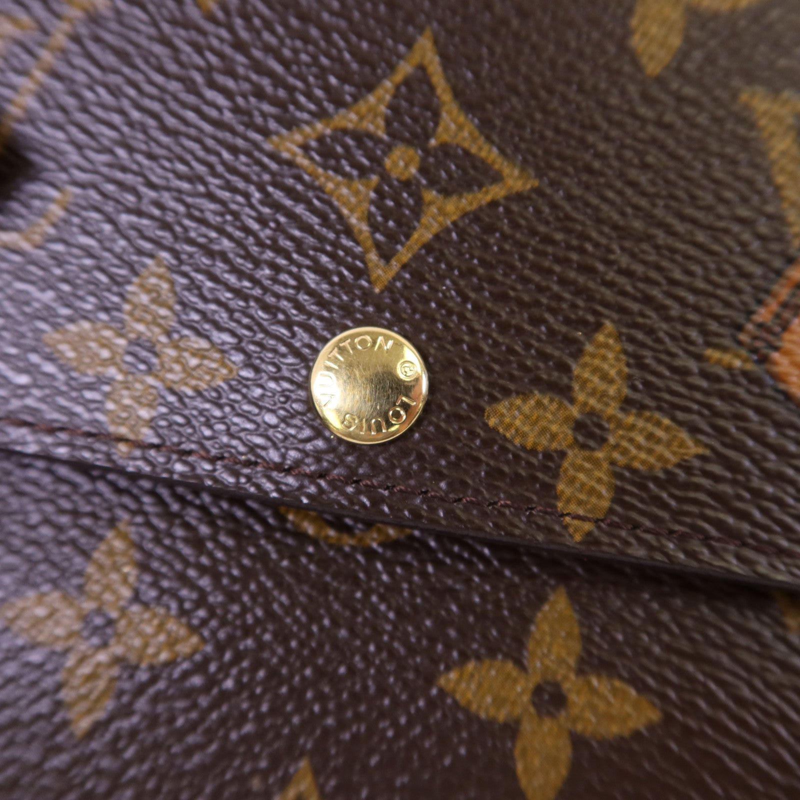 LOUIS VUITTON Monogram Groom Portrfeuille Sarah金扣長錢包