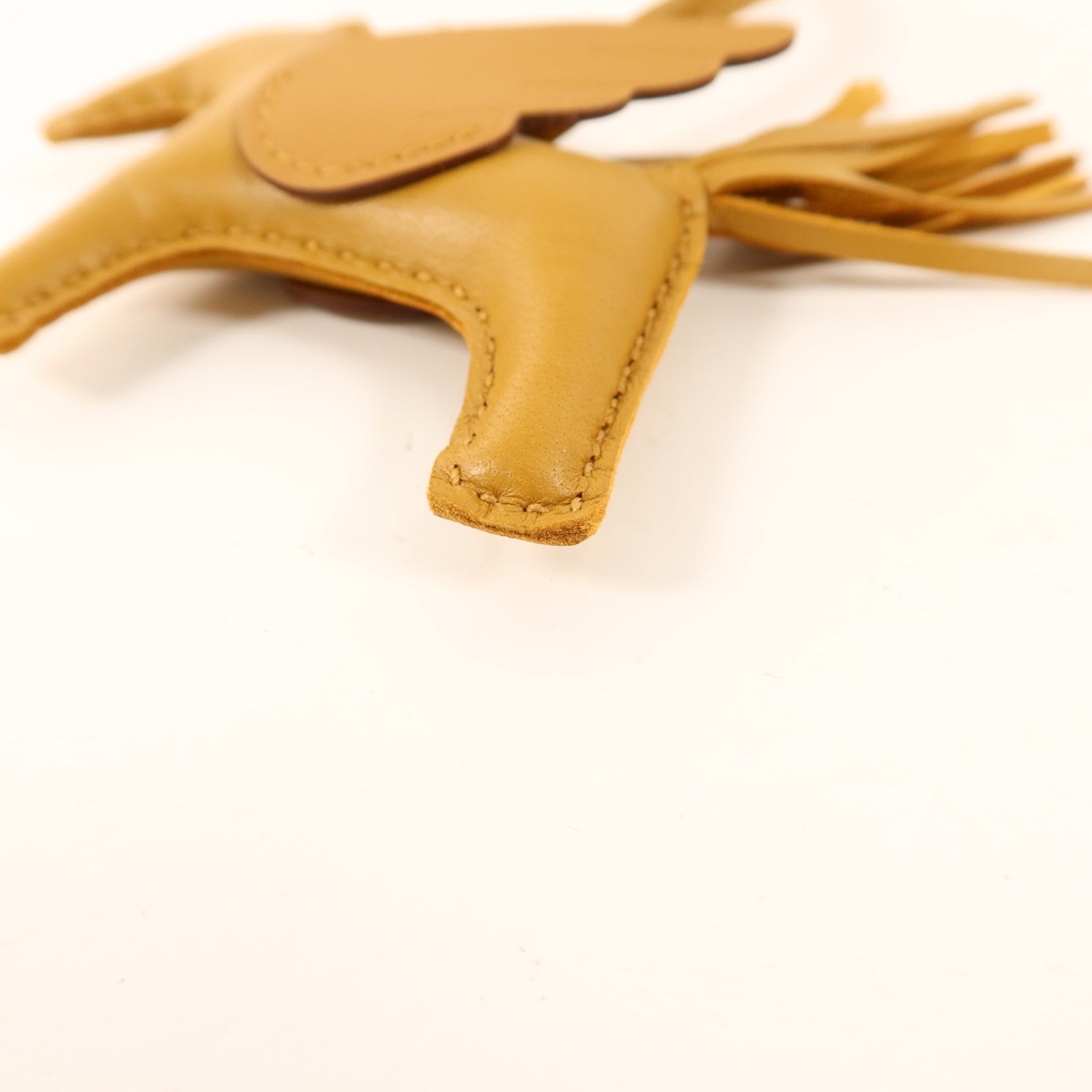 HERMES 【激減優惠】Milo/Swift皮革Rodeo Pegase PM掛飾Sesame