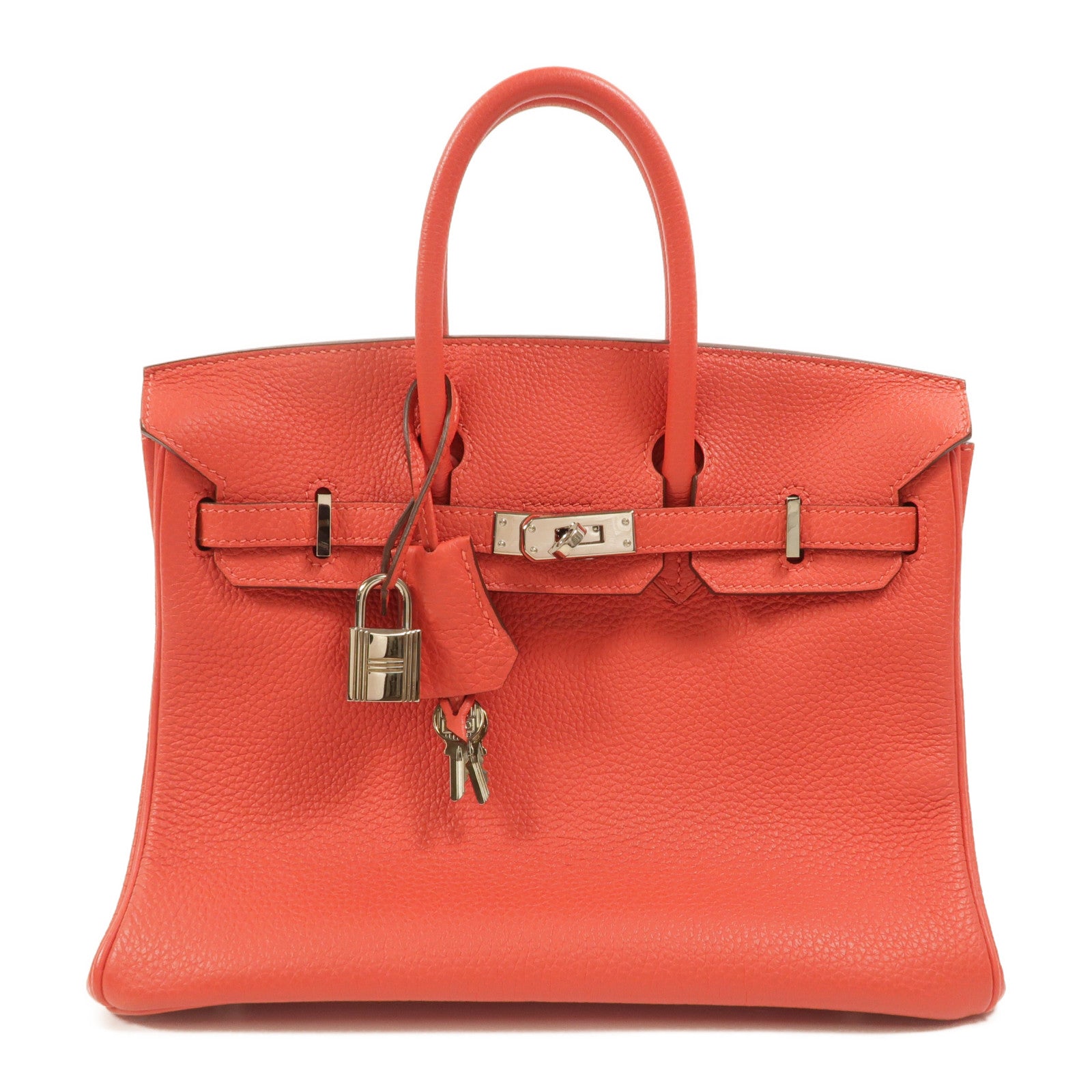 HERMES Togo皮革Birkin 25手挽袋Bougainvillea