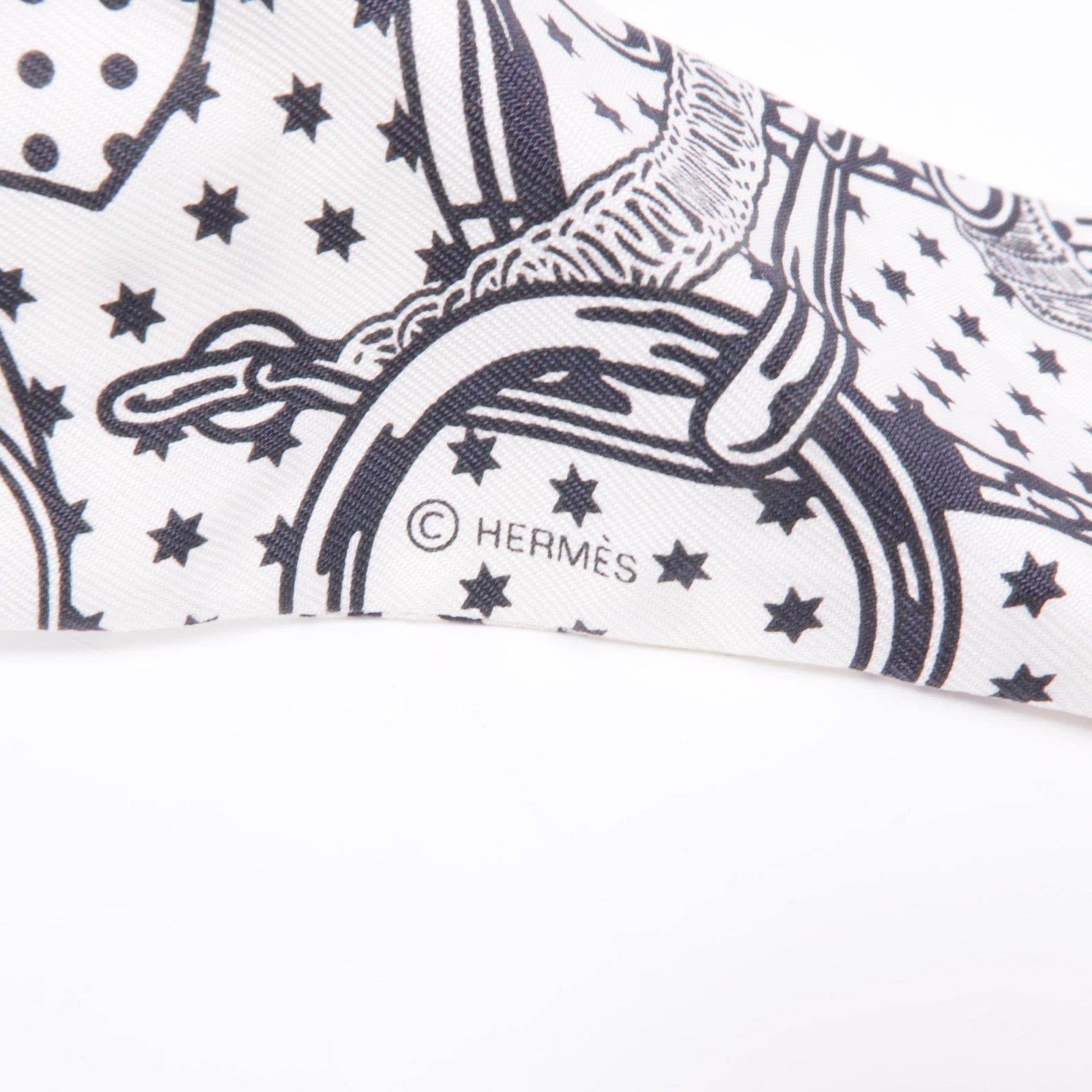HERMES 絲質Twilly絲巾