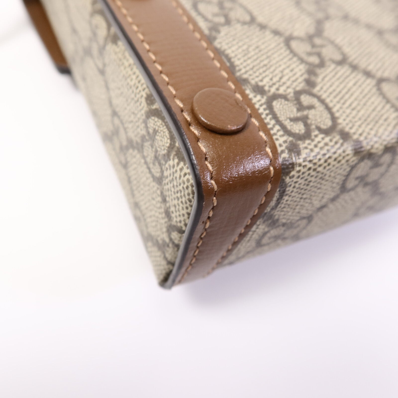 GUCCI 塗層帆布Horsebit 1955肩背袋