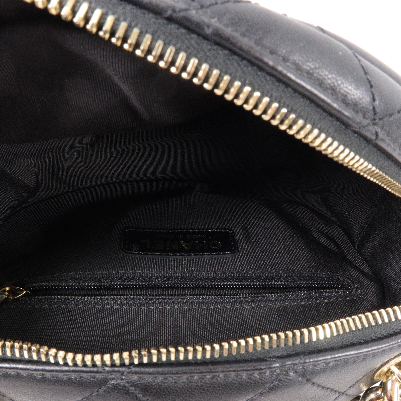 CHANEL 牛皮皮革Chain Handle Studded CC鏈帶手挽肩背兩用袋