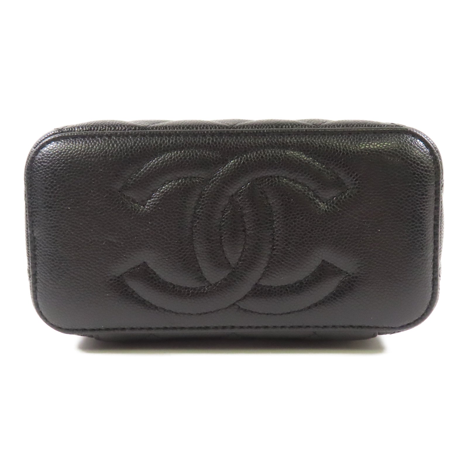 CHANEL 【激減優惠】牛皮皮革Small Vanity Case金扣鏈帶肩背袋