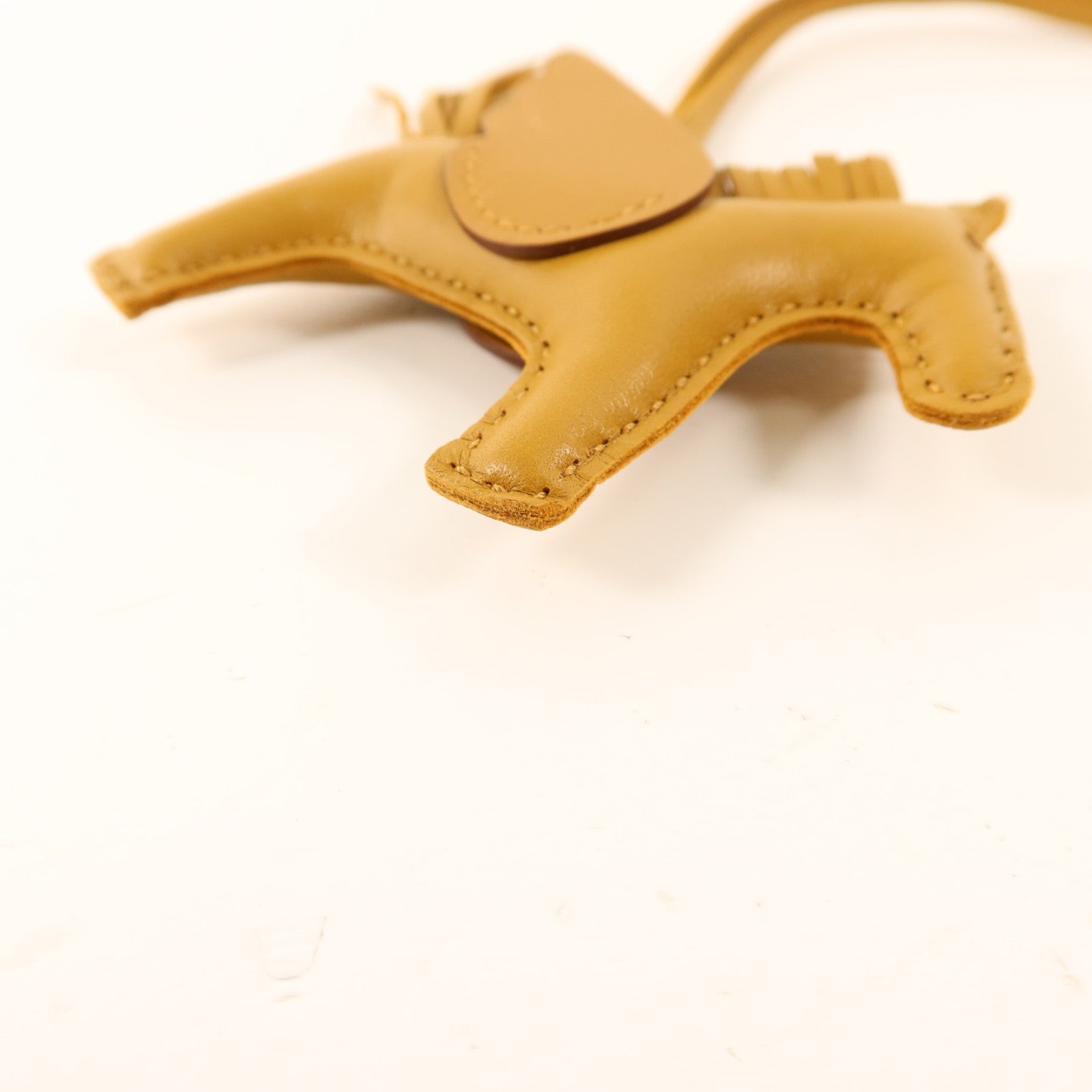 HERMES 【激減優惠】Milo/Swift皮革Rodeo Pegase PM掛飾Sesame