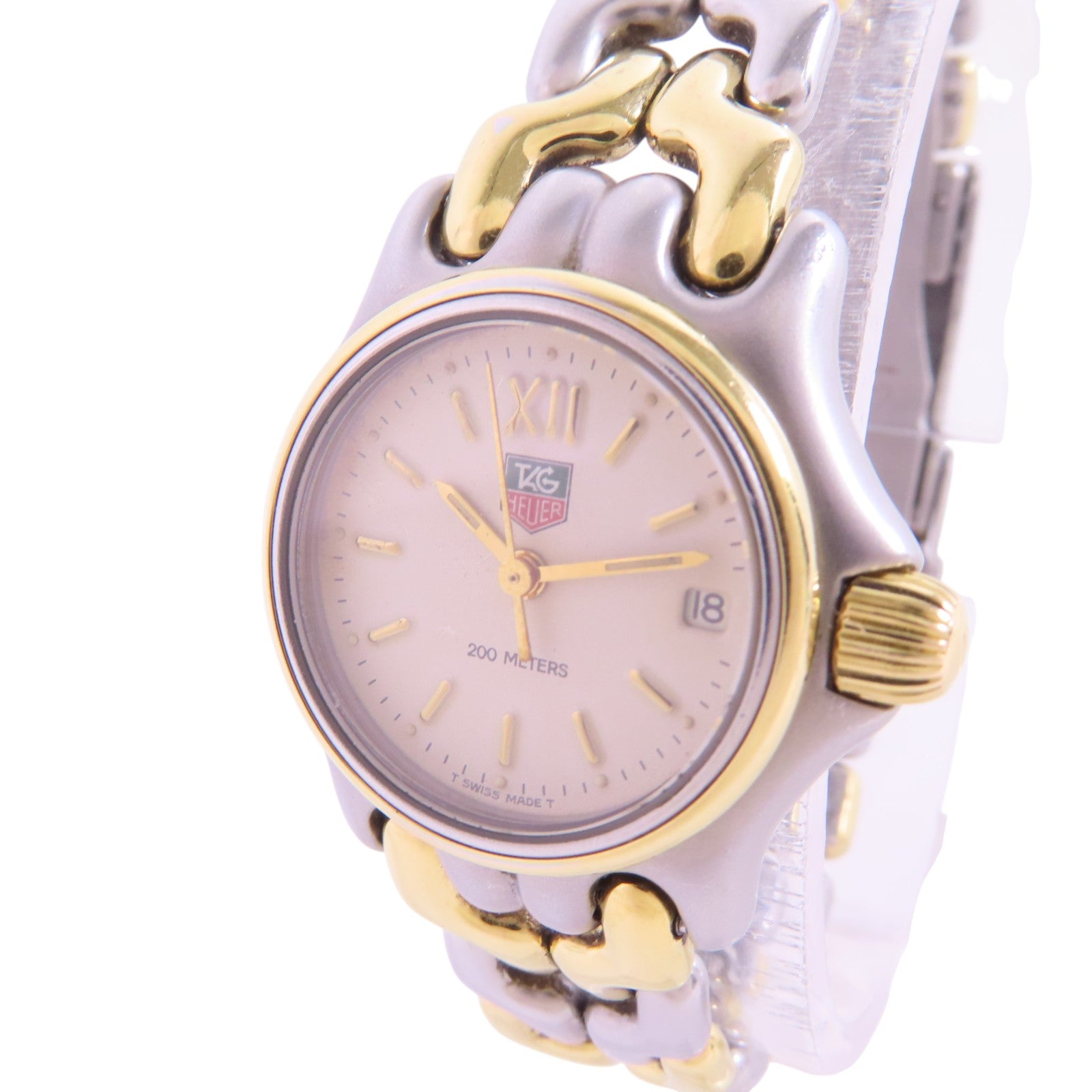 TAG HEUER Sel S05.008M Quartz Watch Stainless Steel  Beige