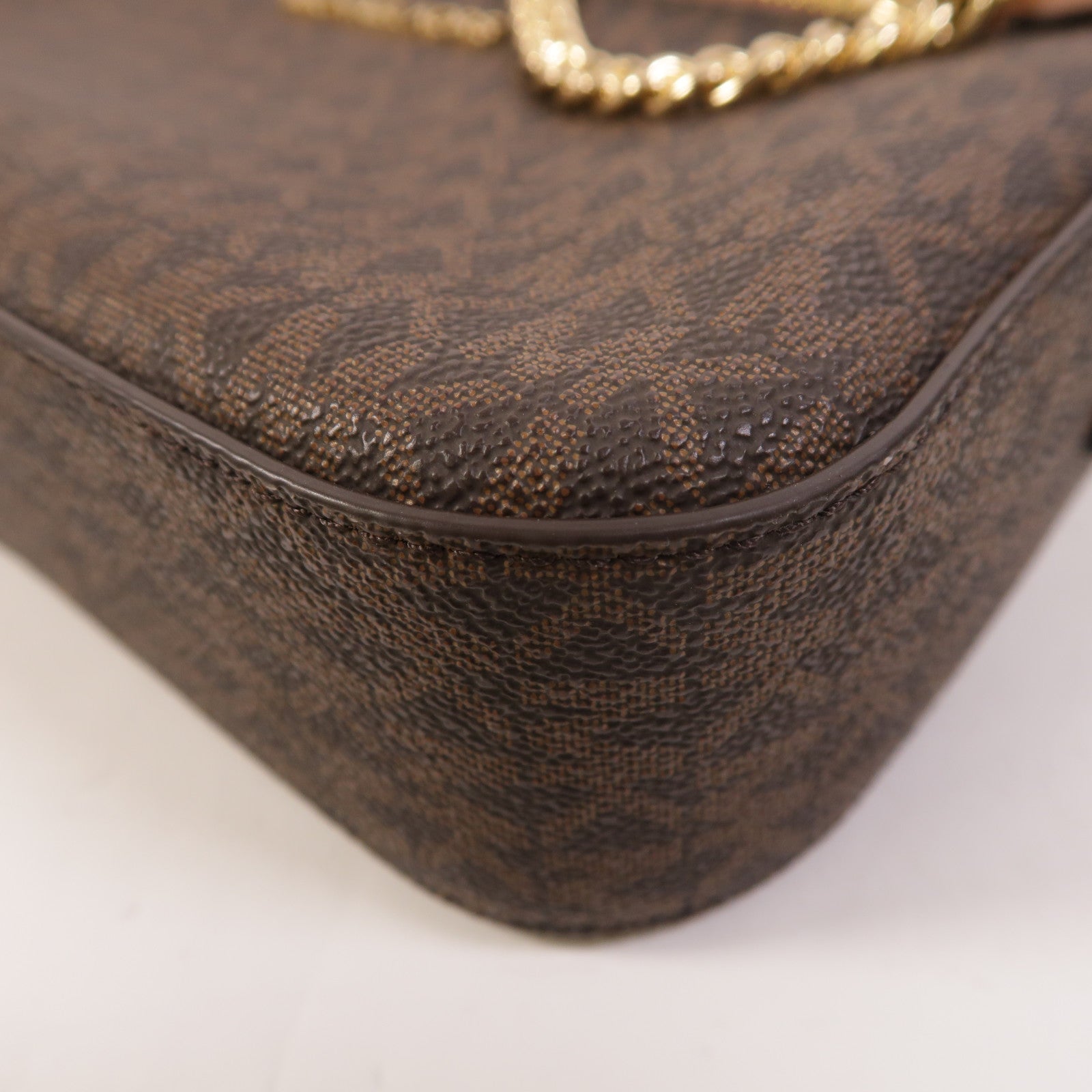 Michael Kors 塗層帆布Shoulder Bag金扣肩背袋