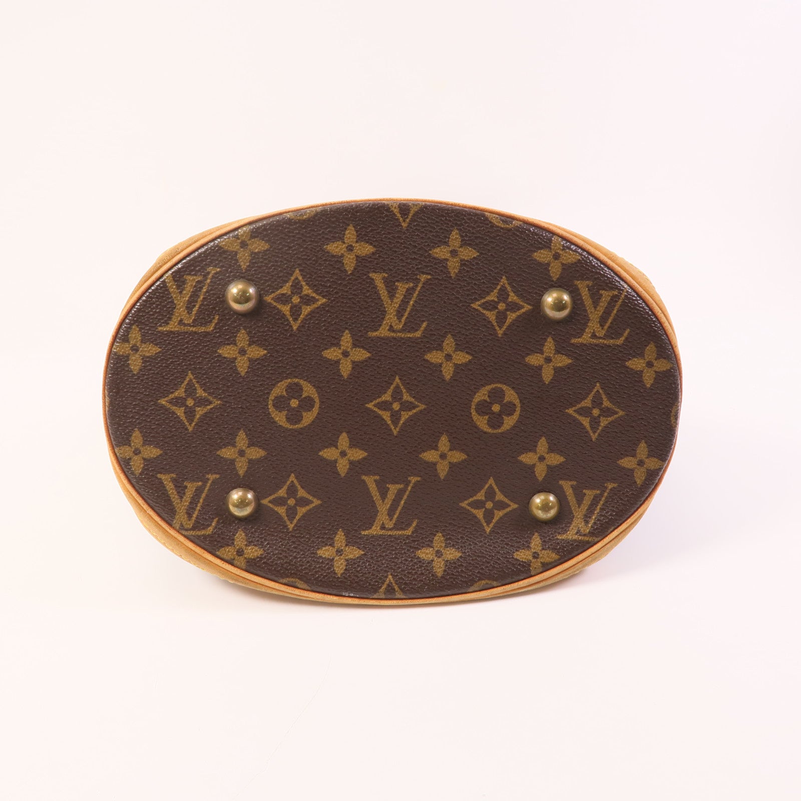 LOUIS VUITTON Monogram Bucket PM金扣手挽袋