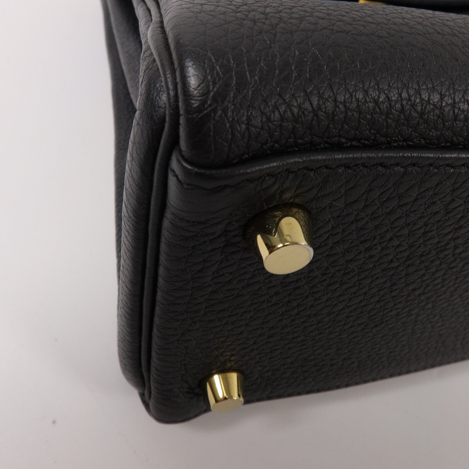 HERMES Togo皮革Kelly 25手挽肩背兩用袋Noir
