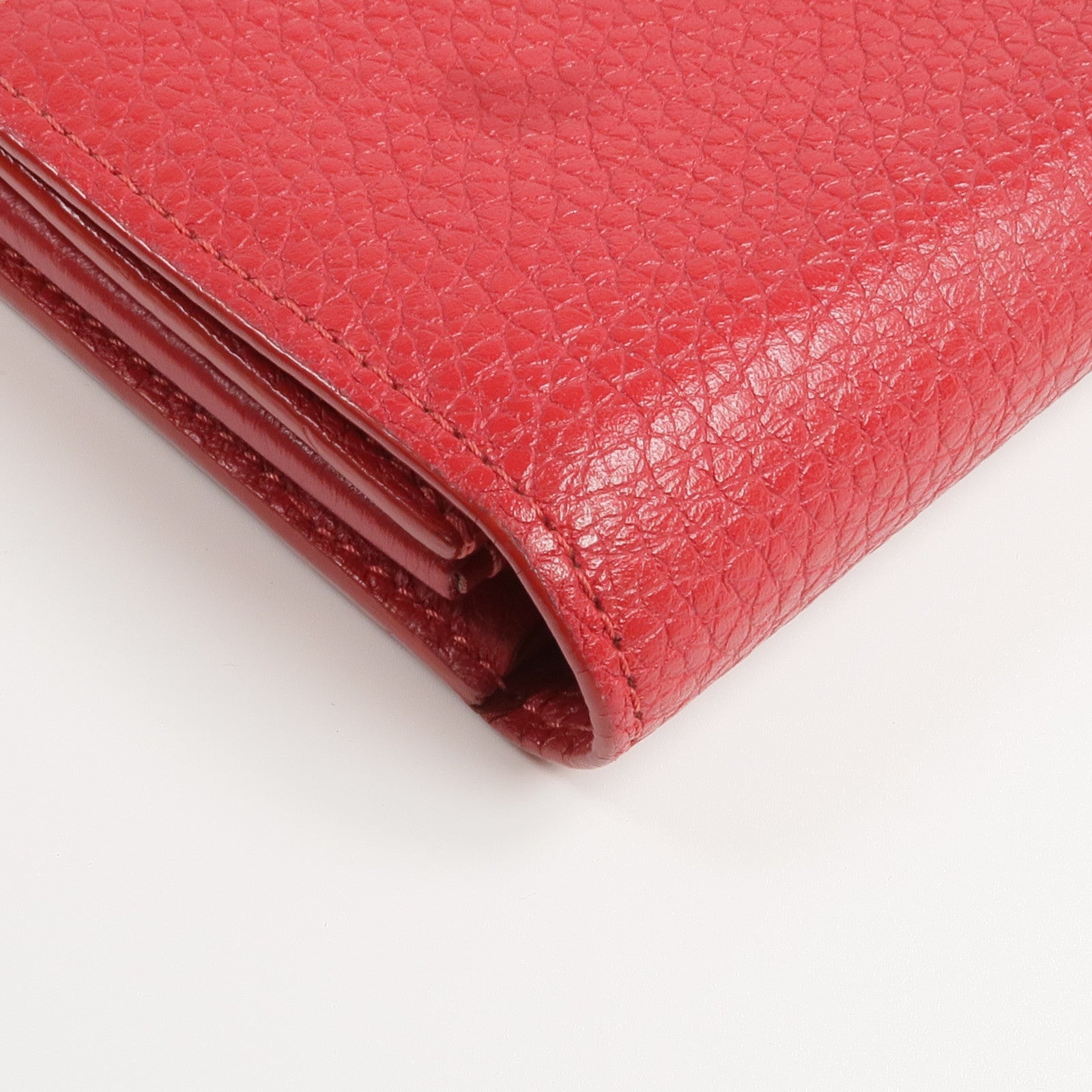 LOUIS VUITTON 牛皮皮革Portefeuille Capucines金扣長錢包