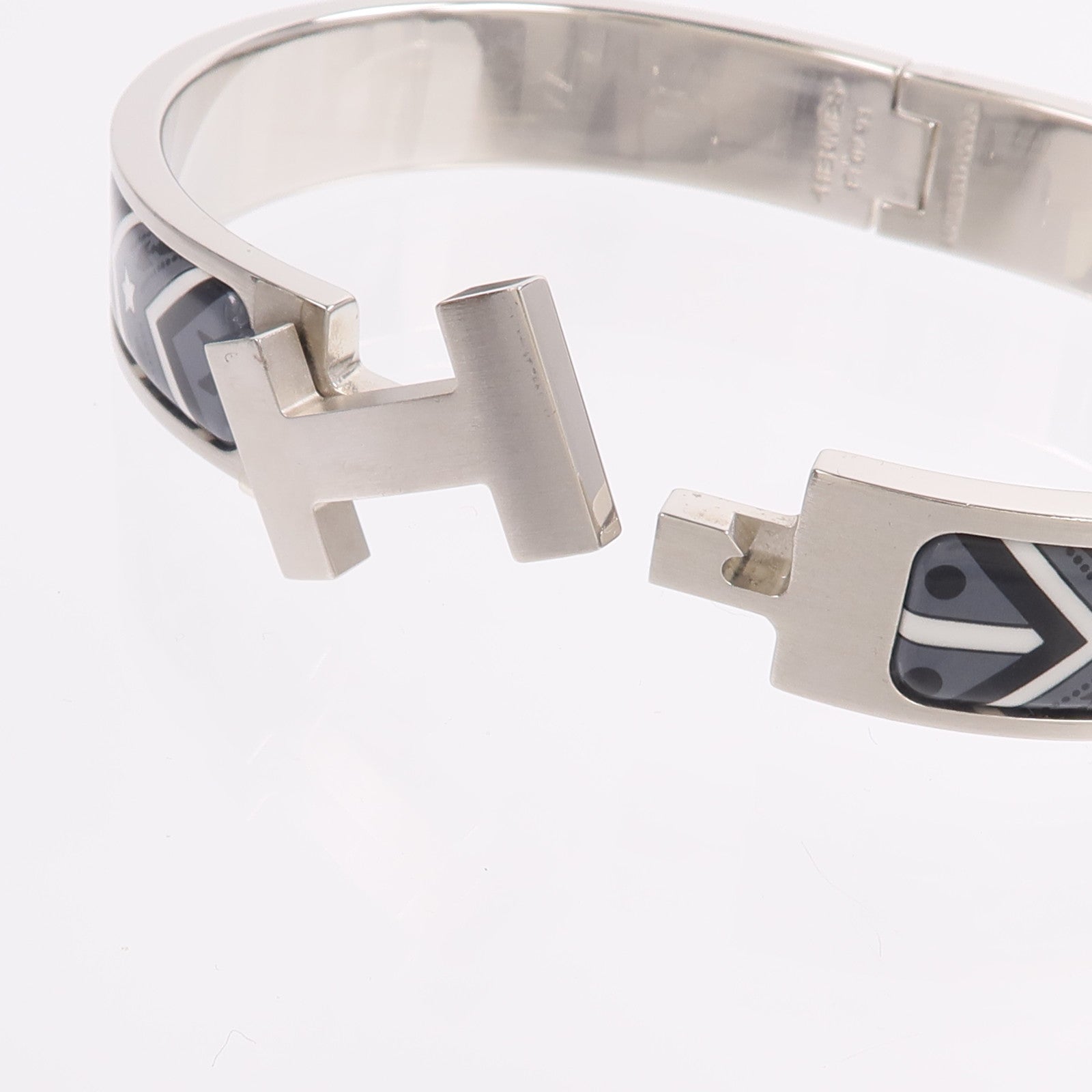 HERMES 金屬/琺瑯Clic HH Bandana手鐲