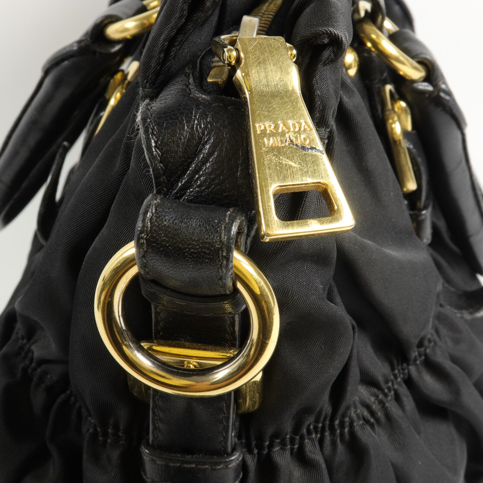 PRADA 尼龍Tessuto Gaufre 2 Way手挽肩背兩用袋