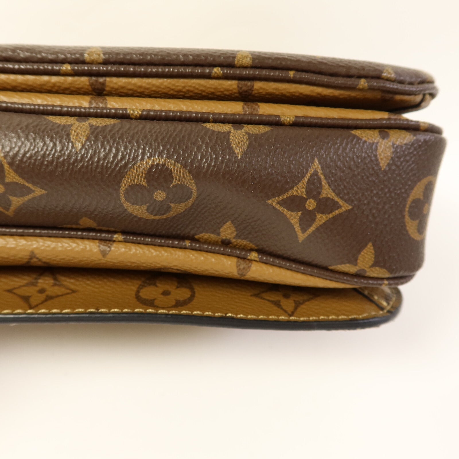 LOUIS VUITTON Monogram Reverse Pochette Metis金扣手挽肩背兩用袋
