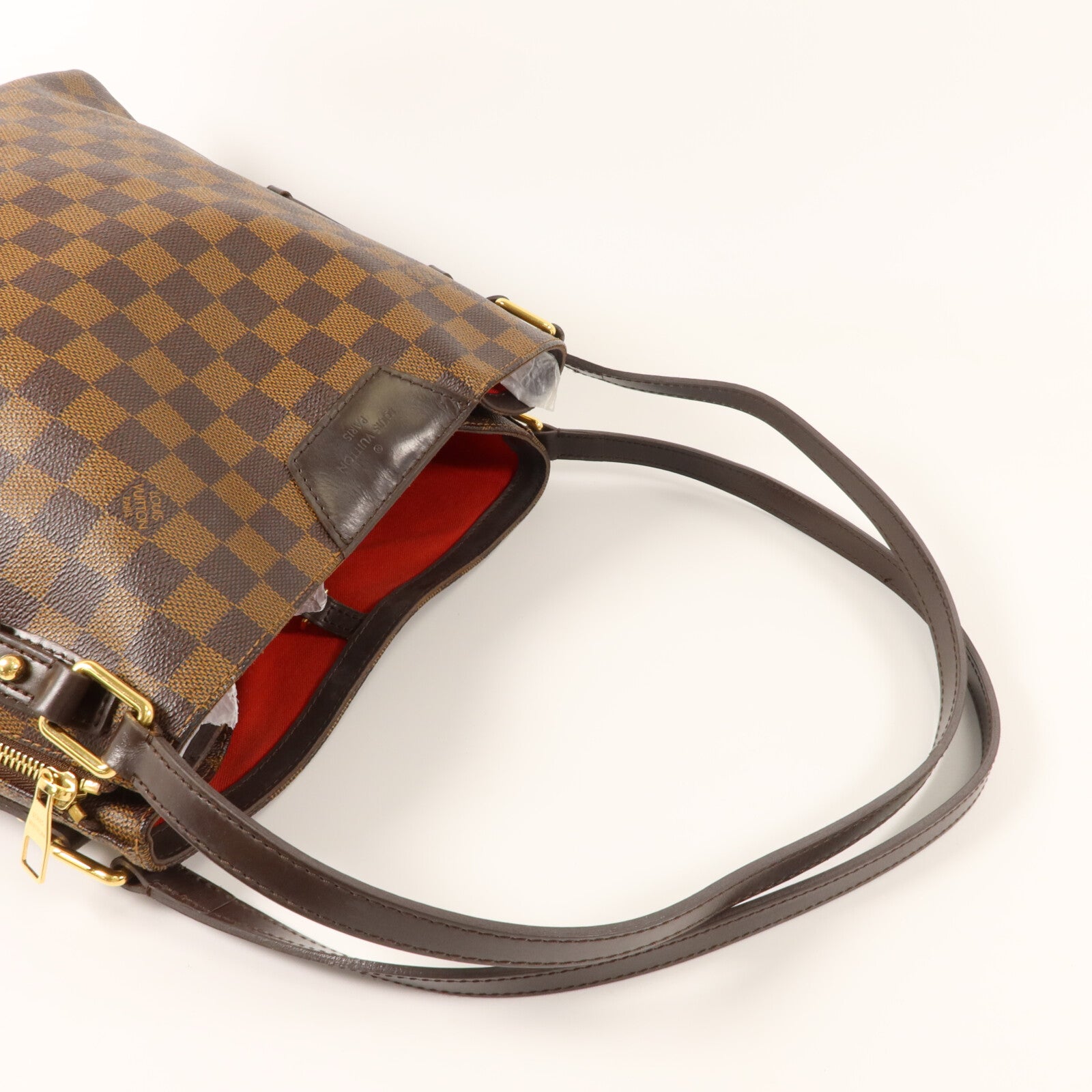 LOUIS VUITTON Damier Cabas Rivington金扣肩背袋