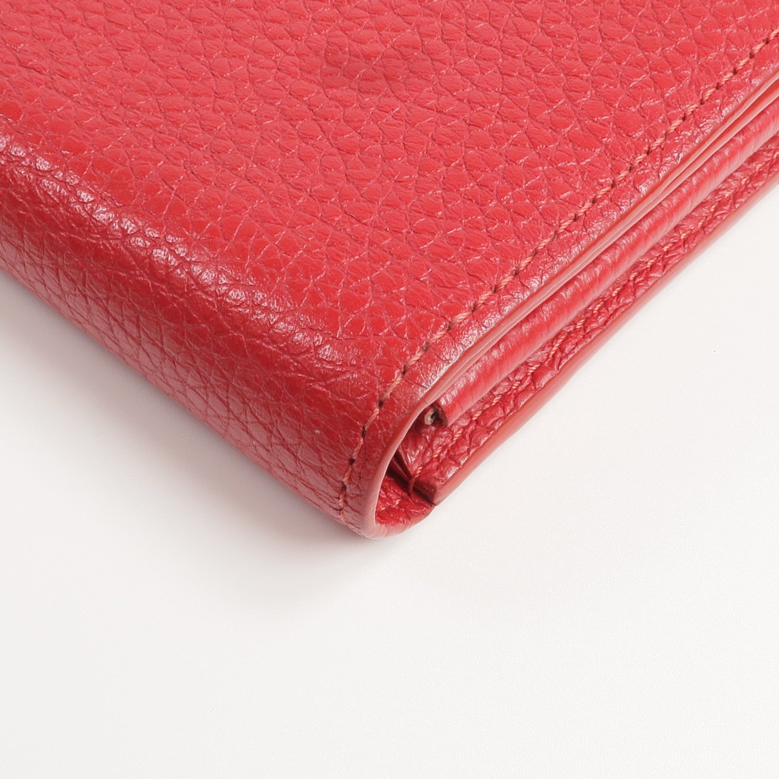 LOUIS VUITTON 牛皮皮革Portefeuille Capucines金扣長錢包