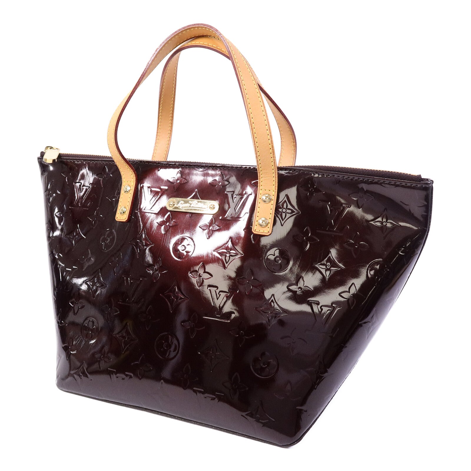LOUIS VUITTON Monogram Vernis Bellevue PM手挽袋