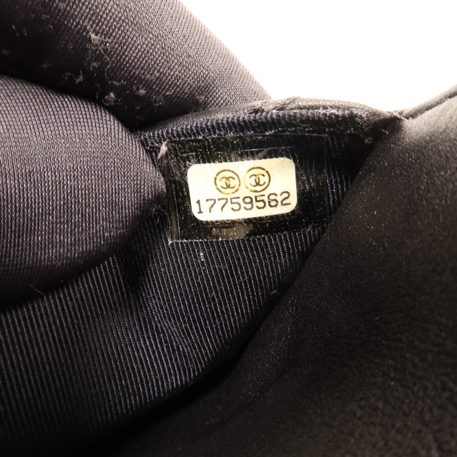 CHANEL 羊皮皮革Woc銀扣鏈帶肩背袋
