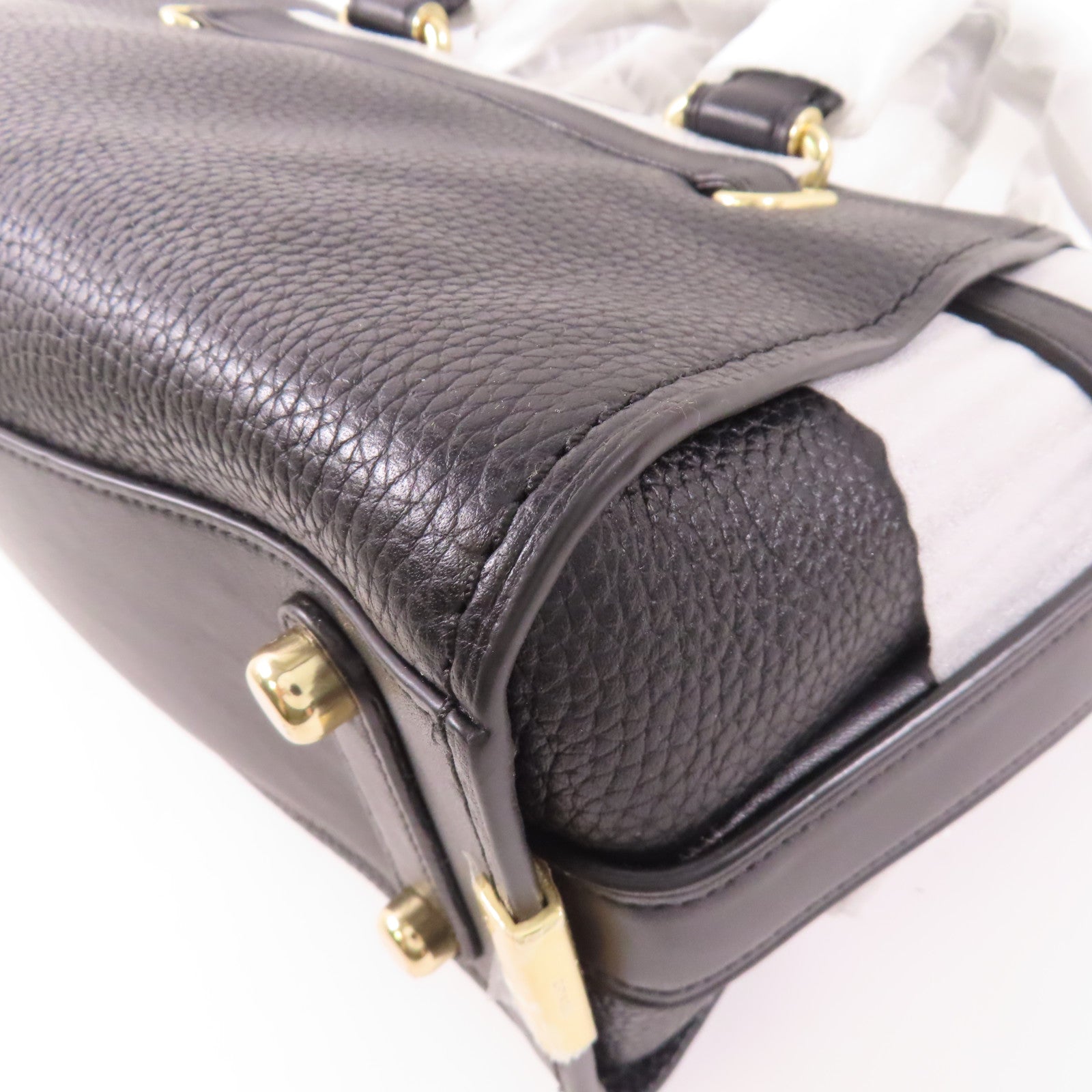 COACH 牛皮皮革2Way Shoulder Bag金扣手挽肩背兩用袋