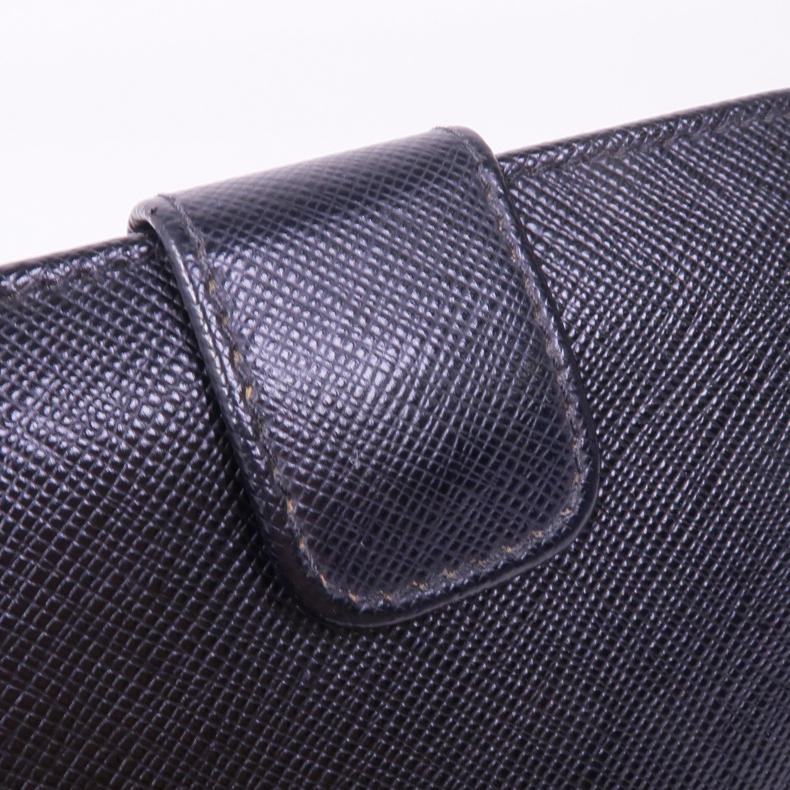 PRADA Saffiano皮革Wallet金扣錢包