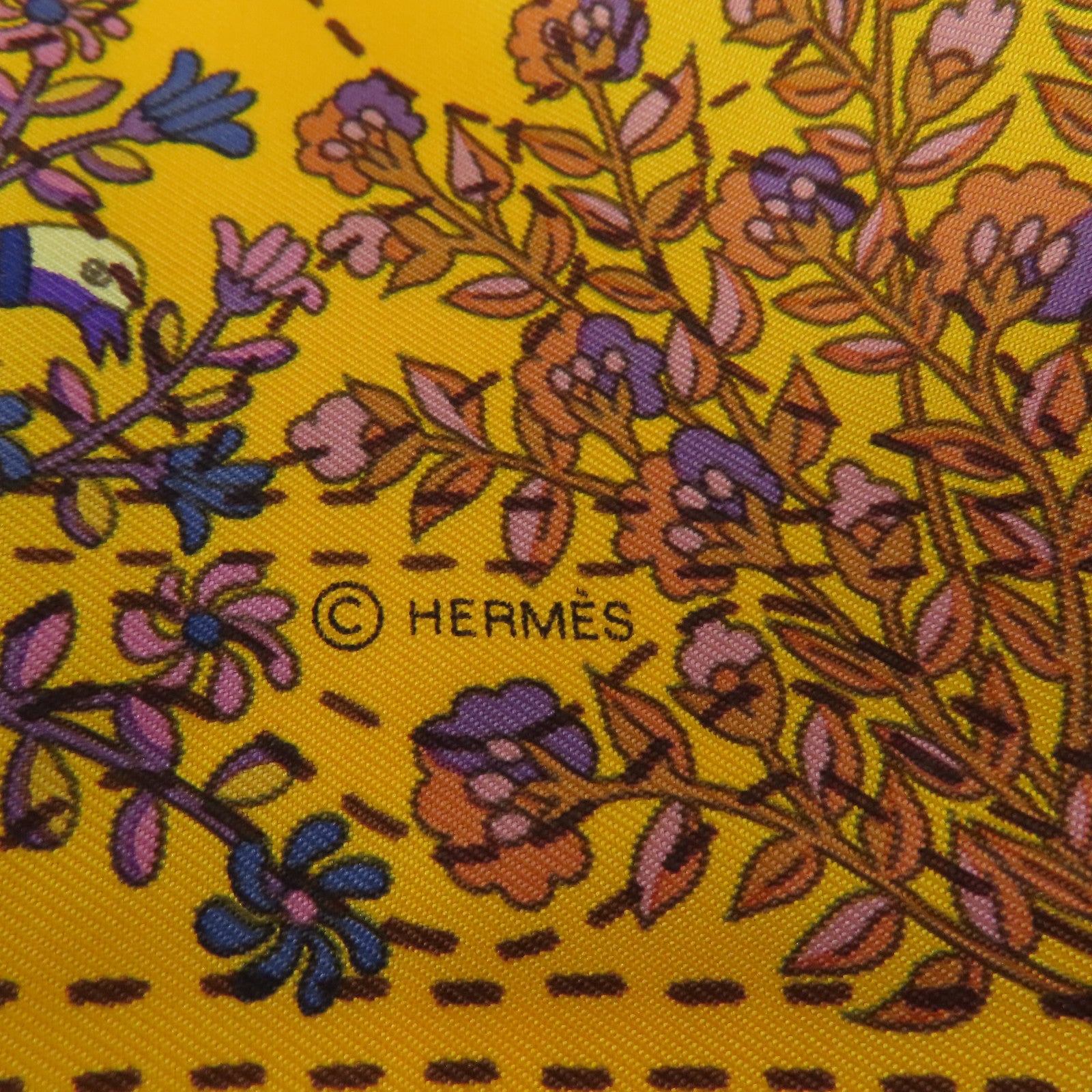 HERMES 絲質Scarf 90X90絲巾