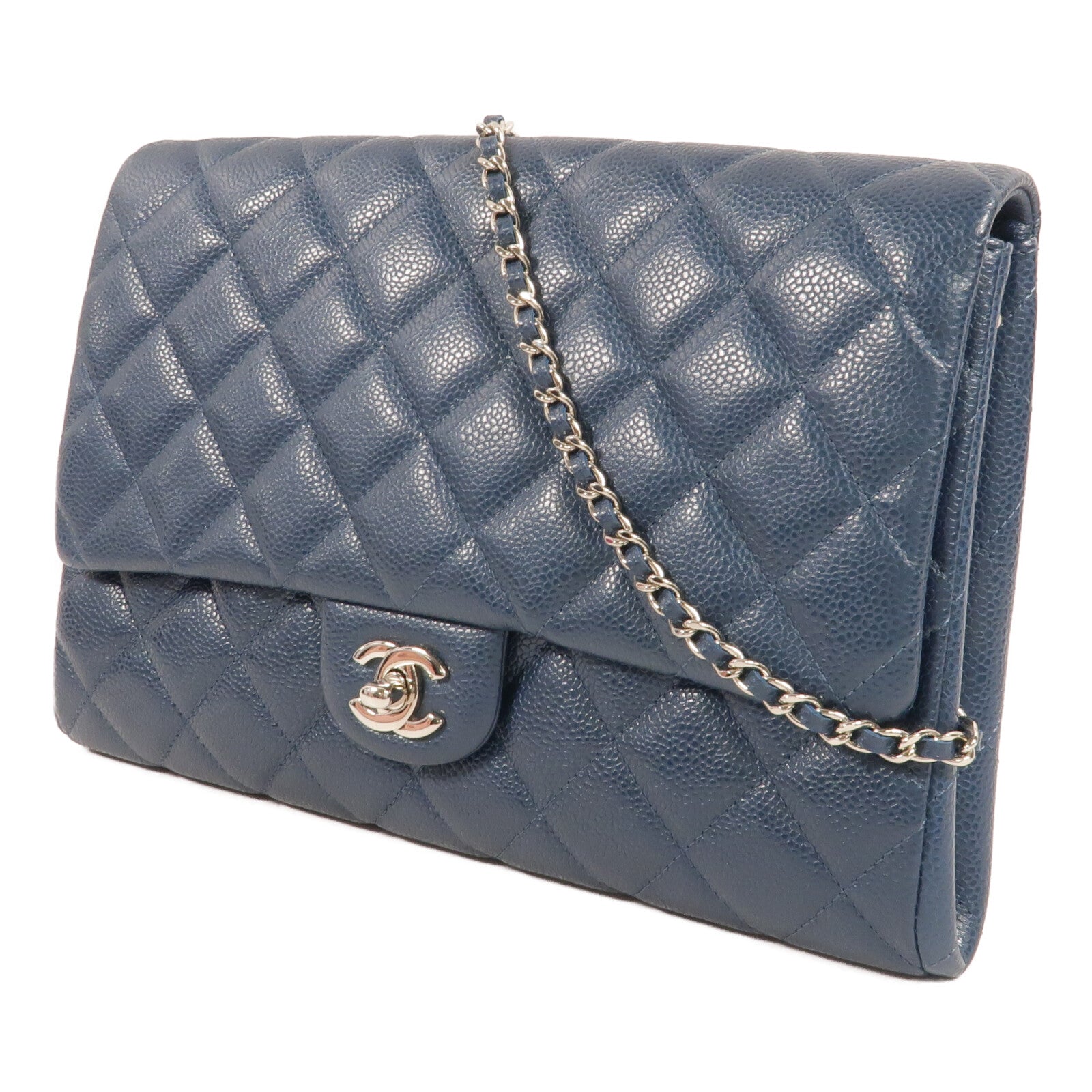 CHANEL 牛皮皮革Chain Shoulder鏈帶肩背袋